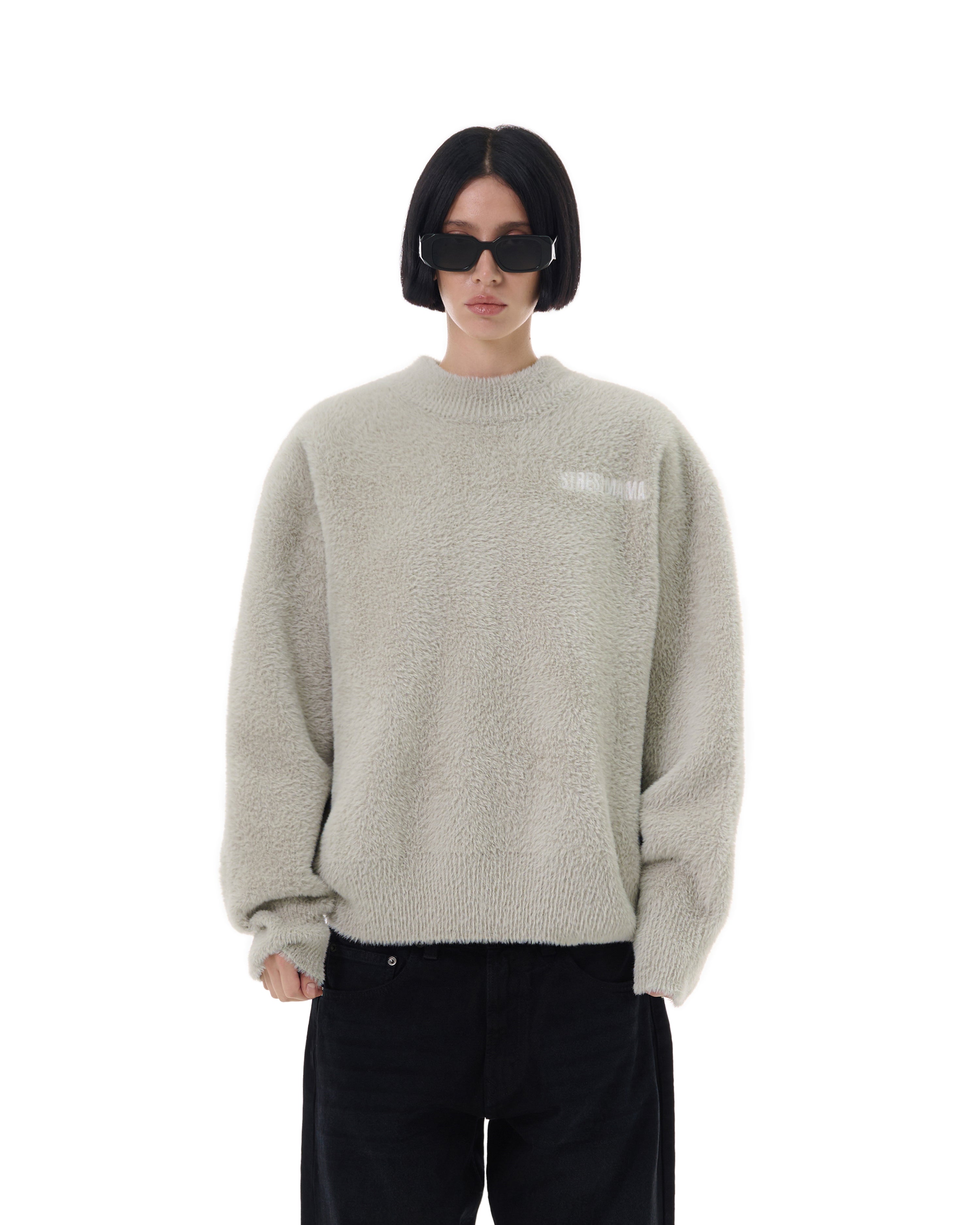 FW25 KNIT SWEATER - GRAY