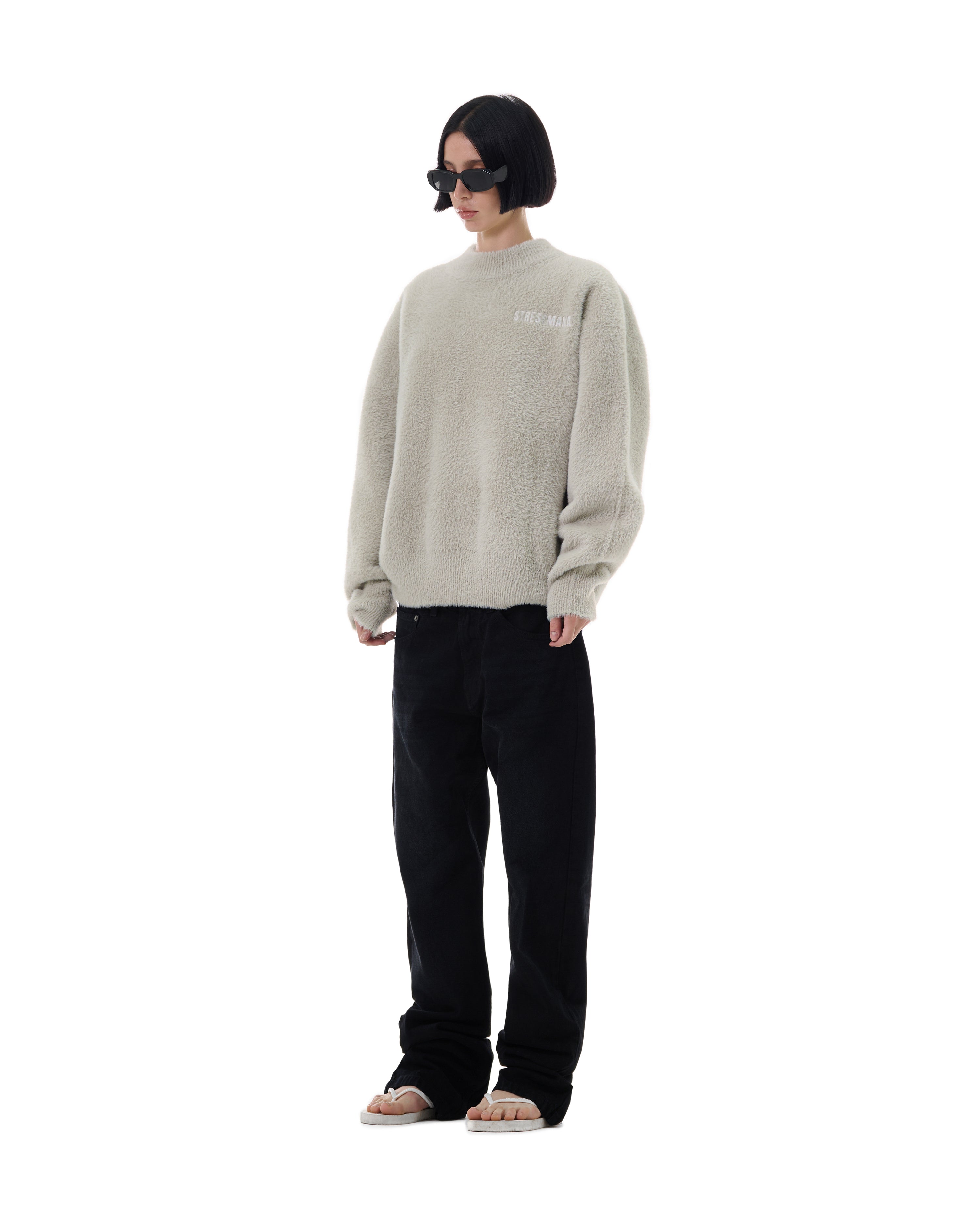 FW25 KNIT SWEATER - GRAY