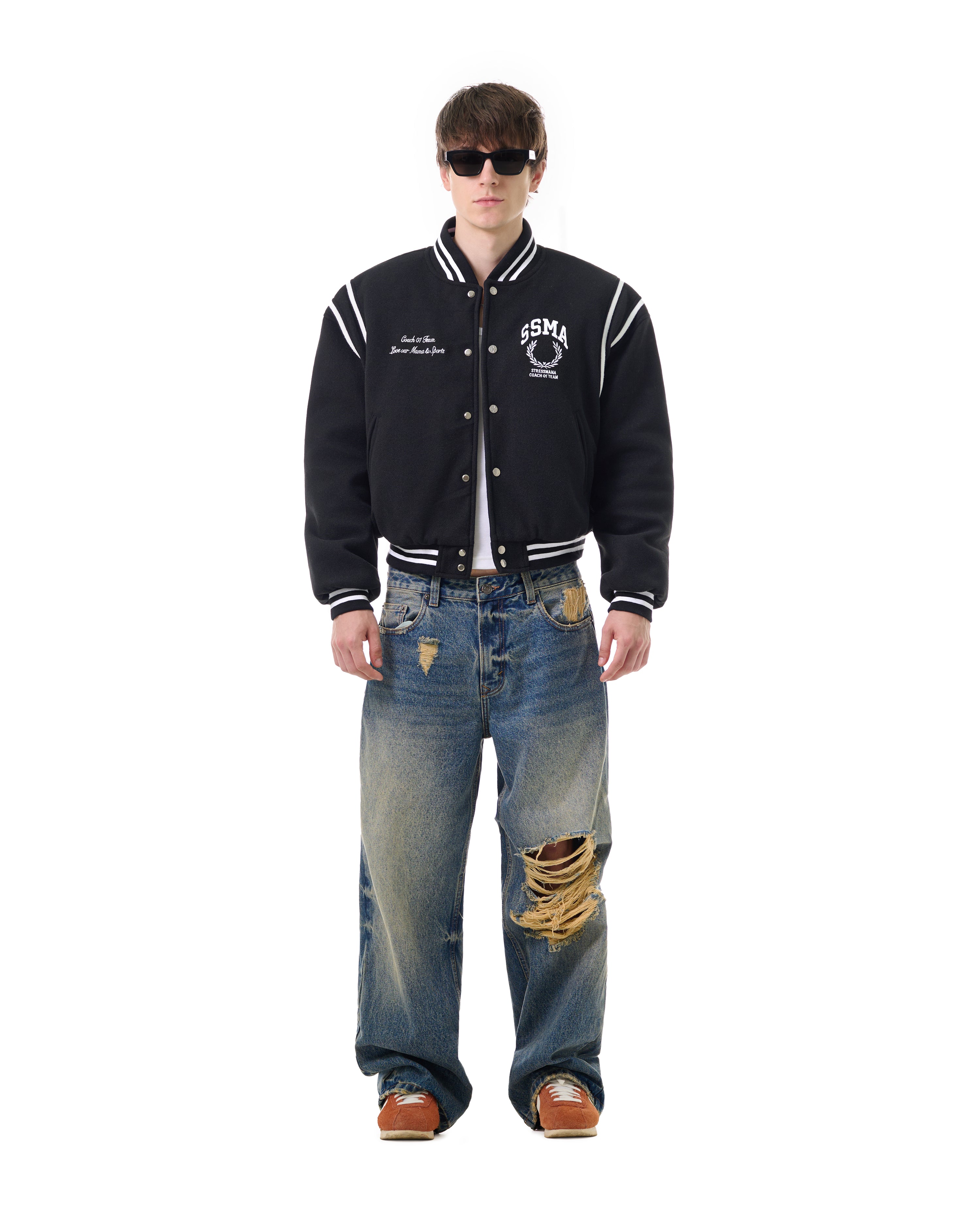 FW25 VARSITY JACKET - BLACK
