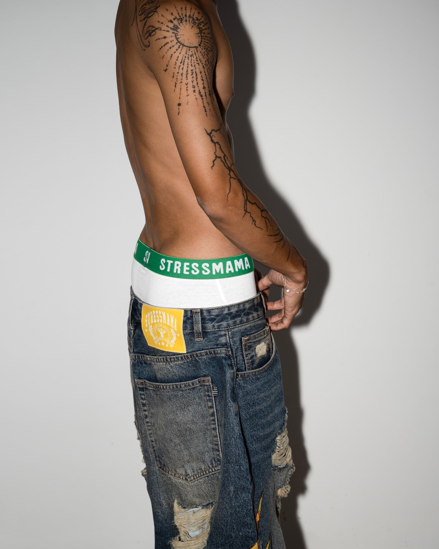 SSMA BOXER - GREENWHITE