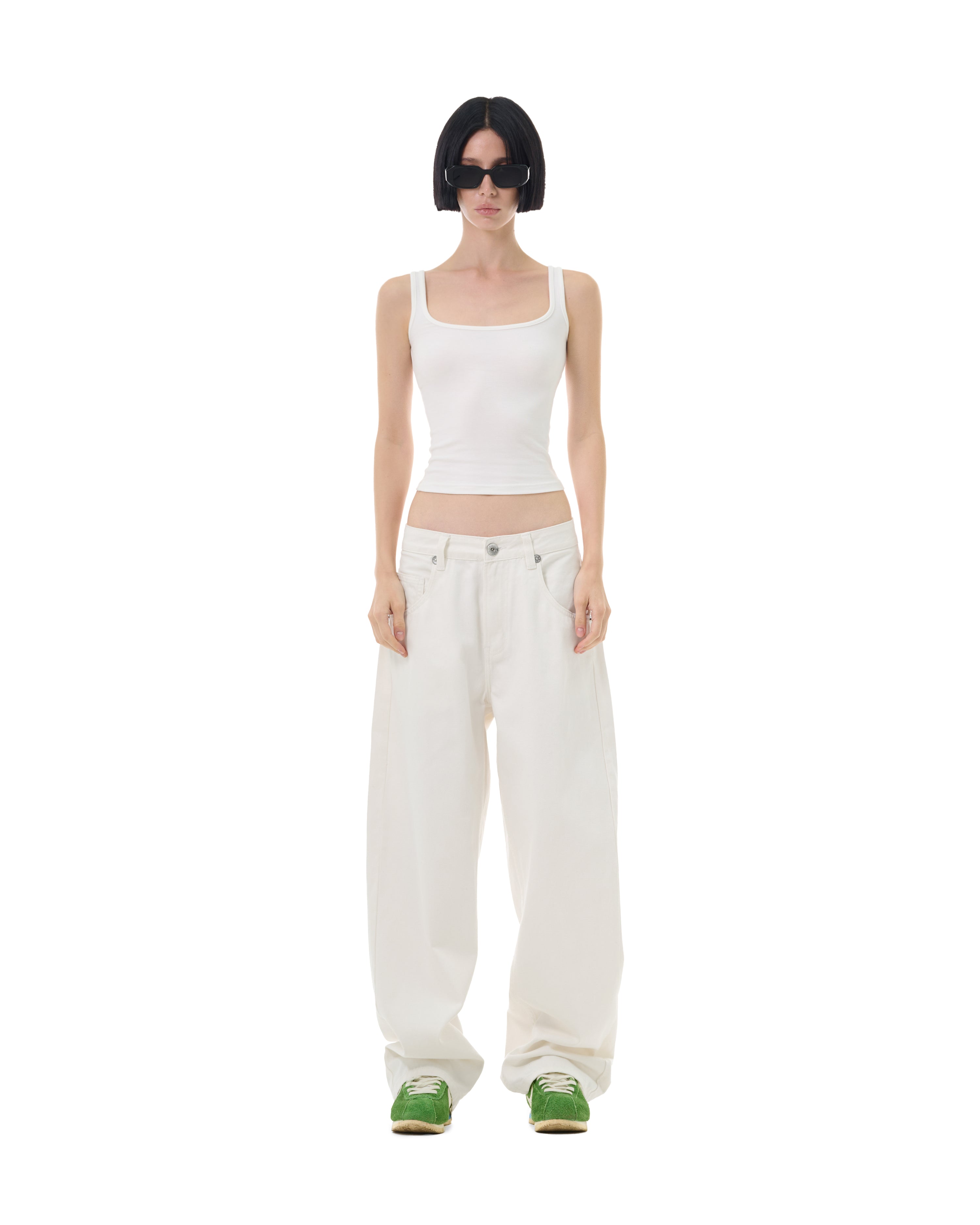 FW25 PLAIN JEANS - WHITE