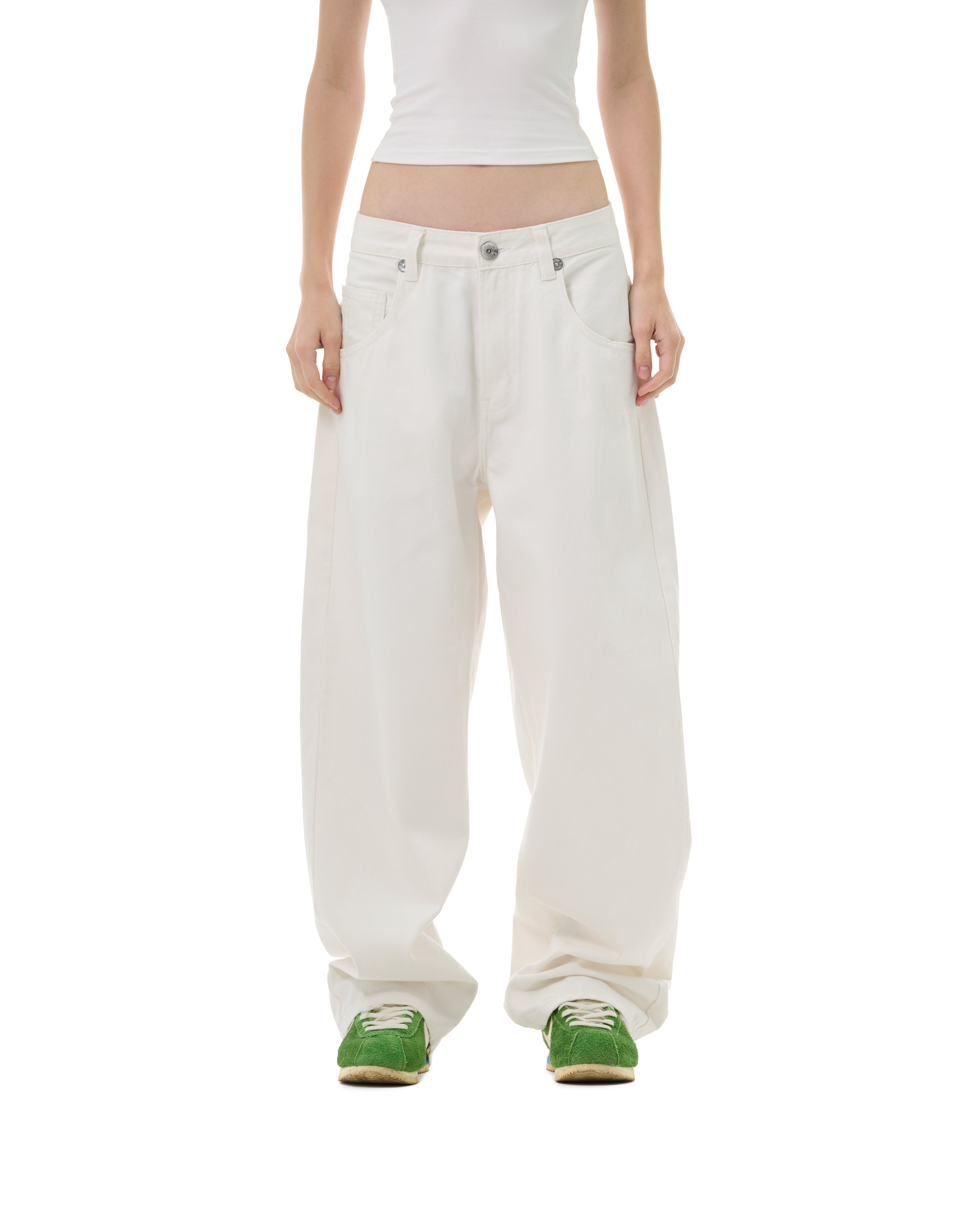 FW25 PLAIN JEANS - WHITE