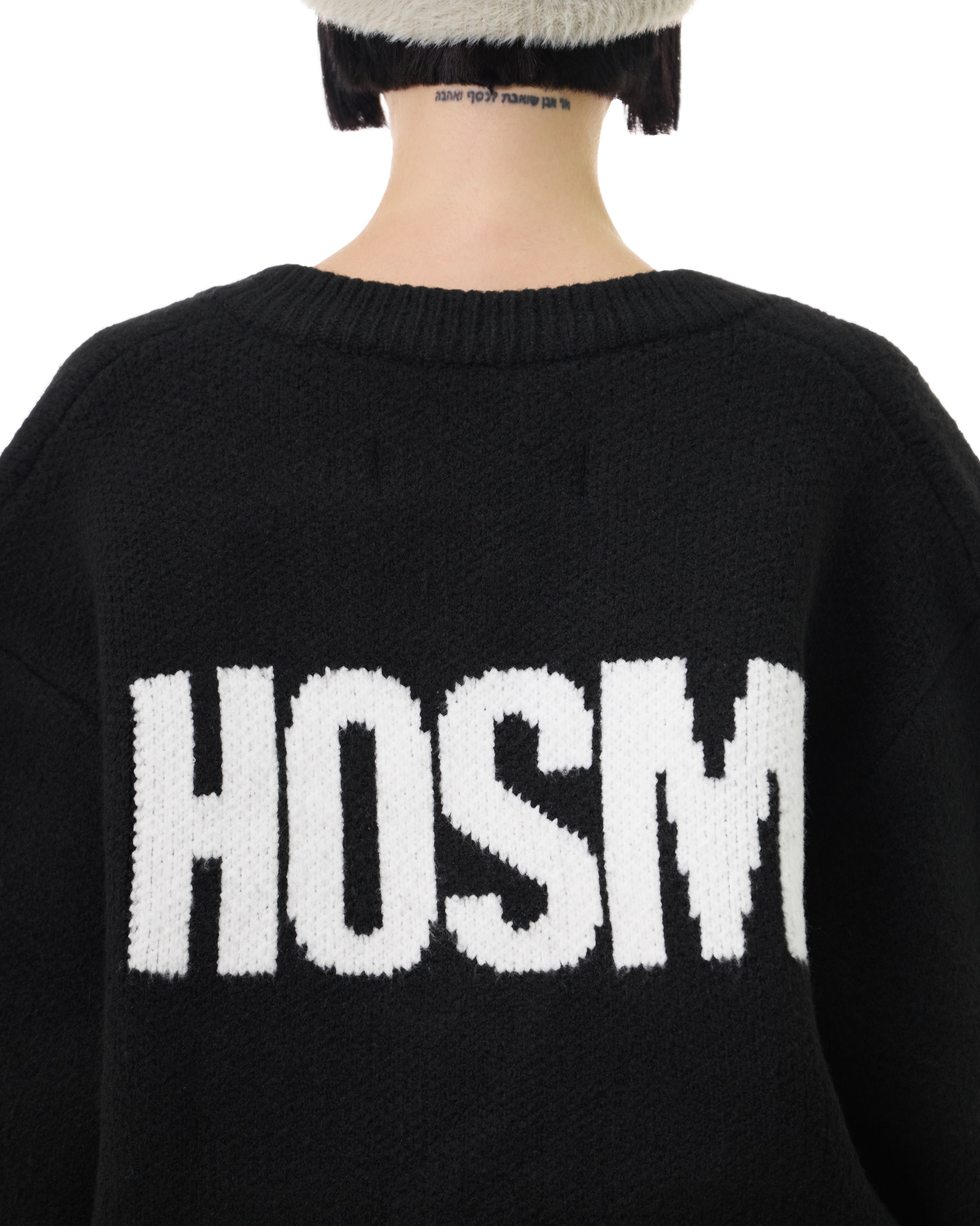 FW25 HOSM CARDIGAN - BLACK