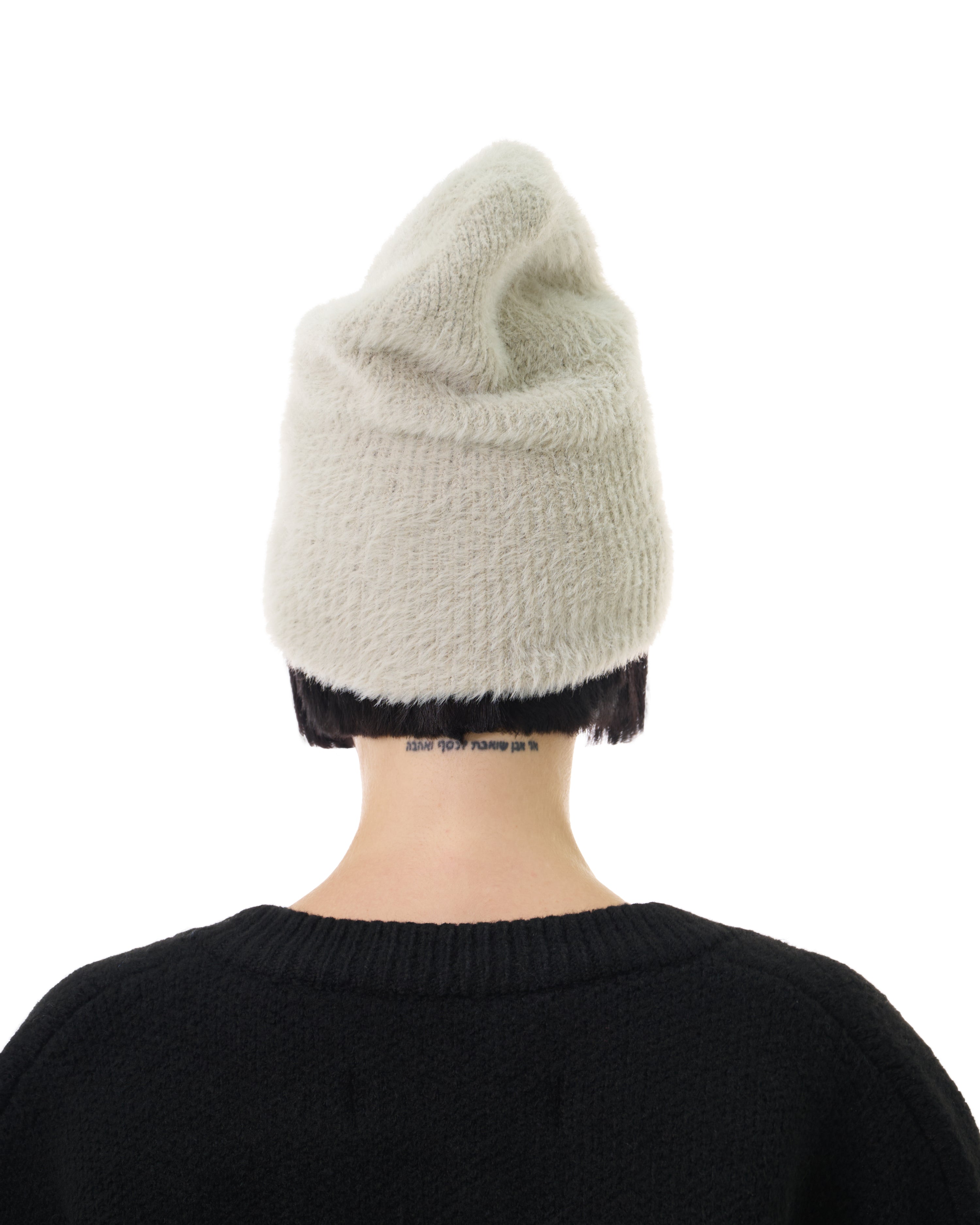 FW25 KNIT BEANIE HAT - GRAY
