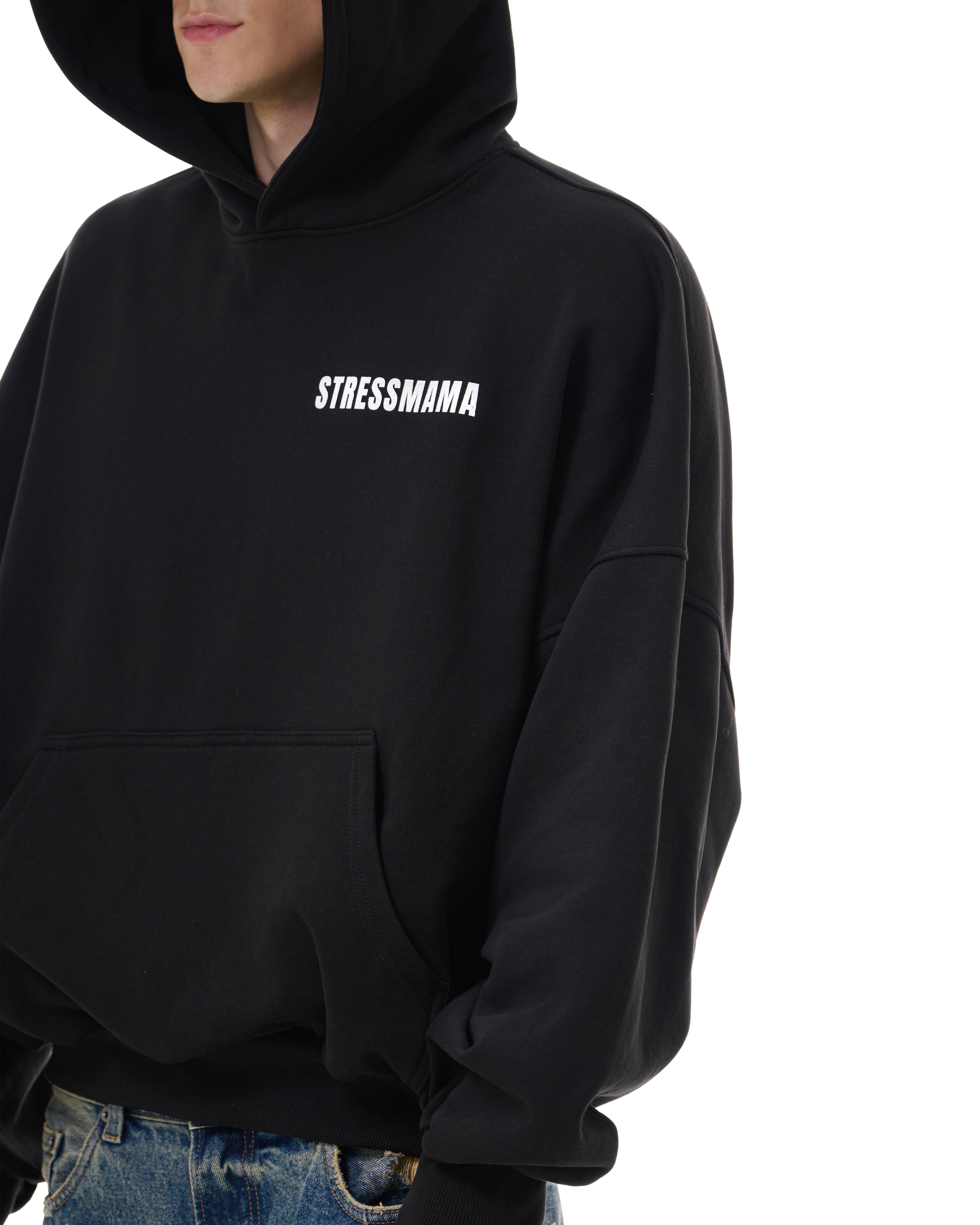 FW25 LOGO HOODIE - BLACK
