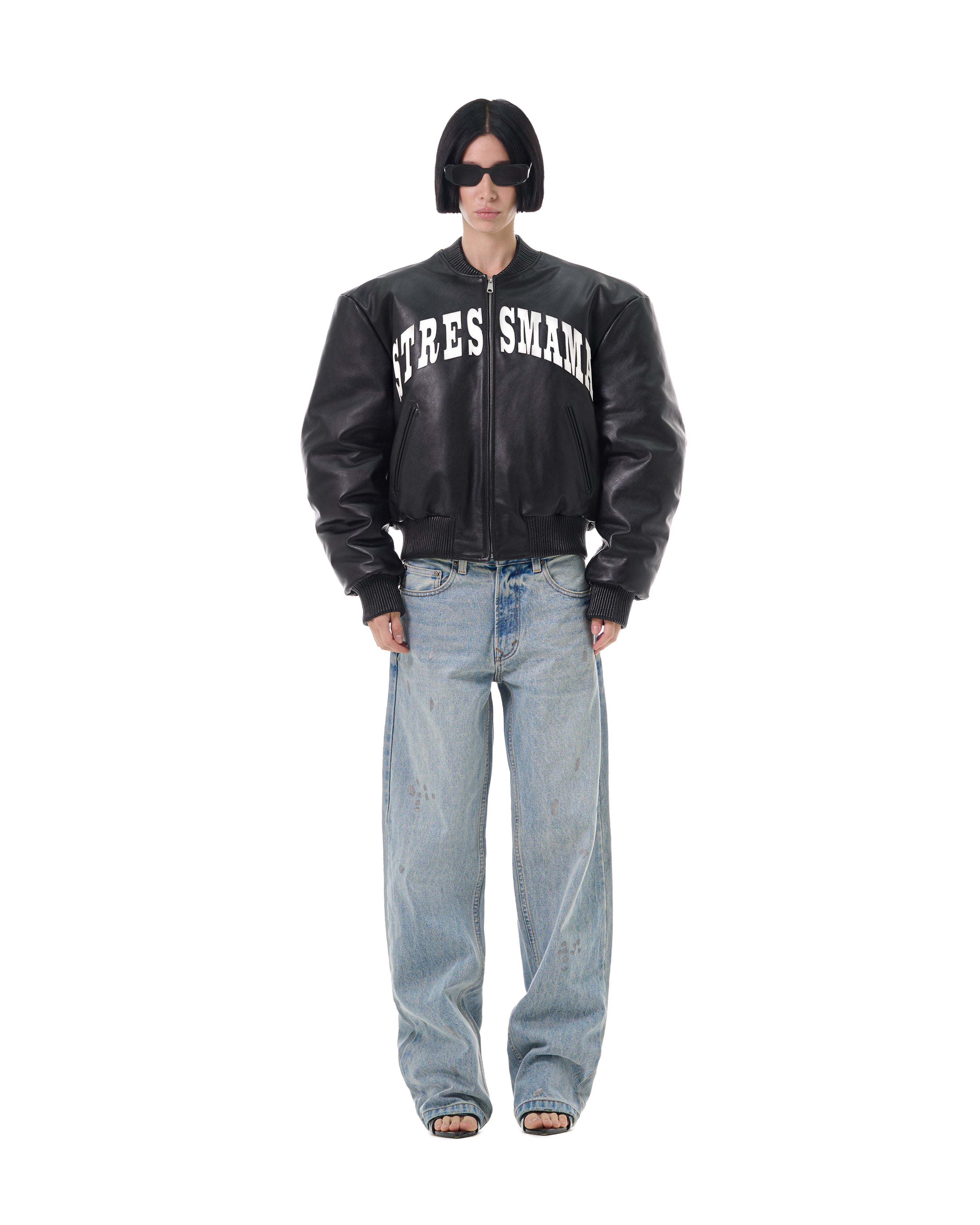 FW25 PAINT SPLATTER JEANS - BLUE