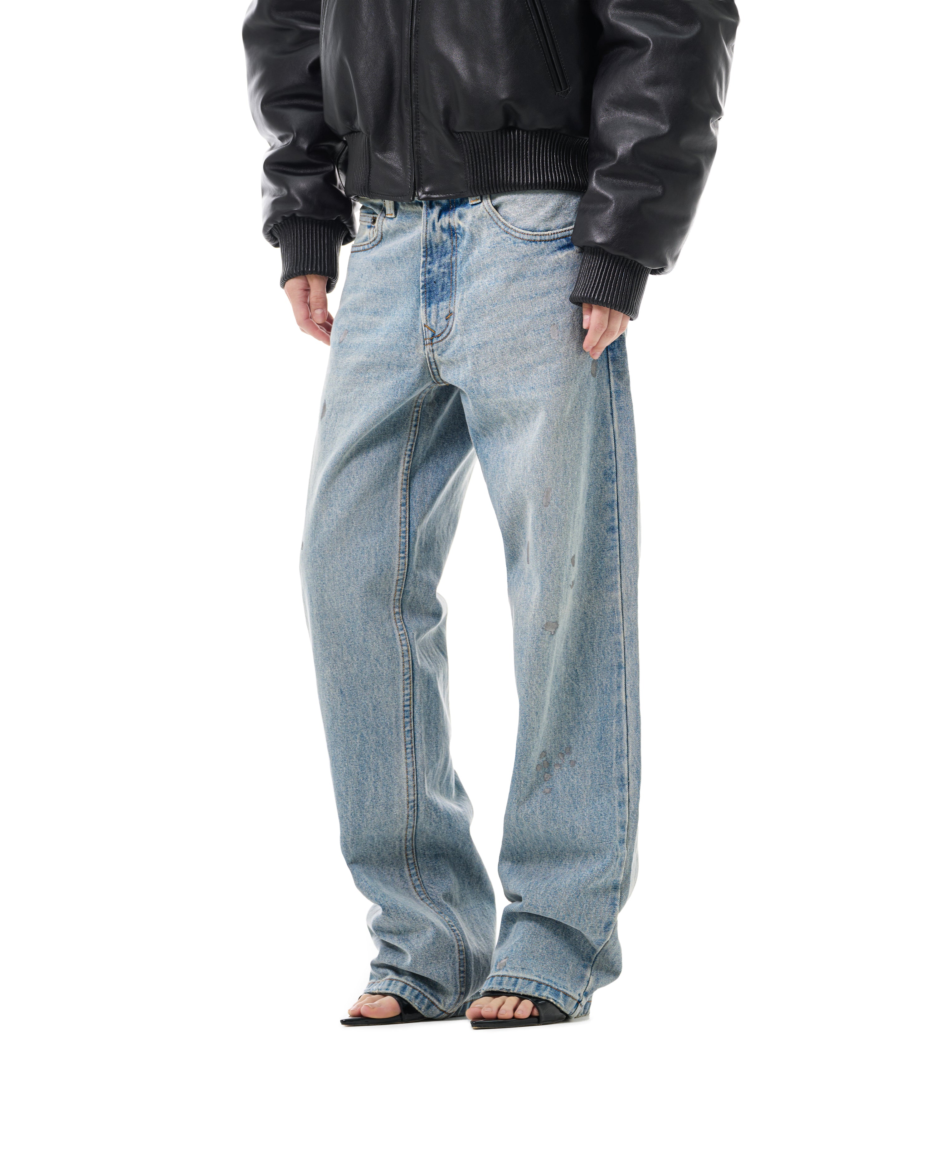 FW25 PAINT SPLATTER JEANS - BLUE