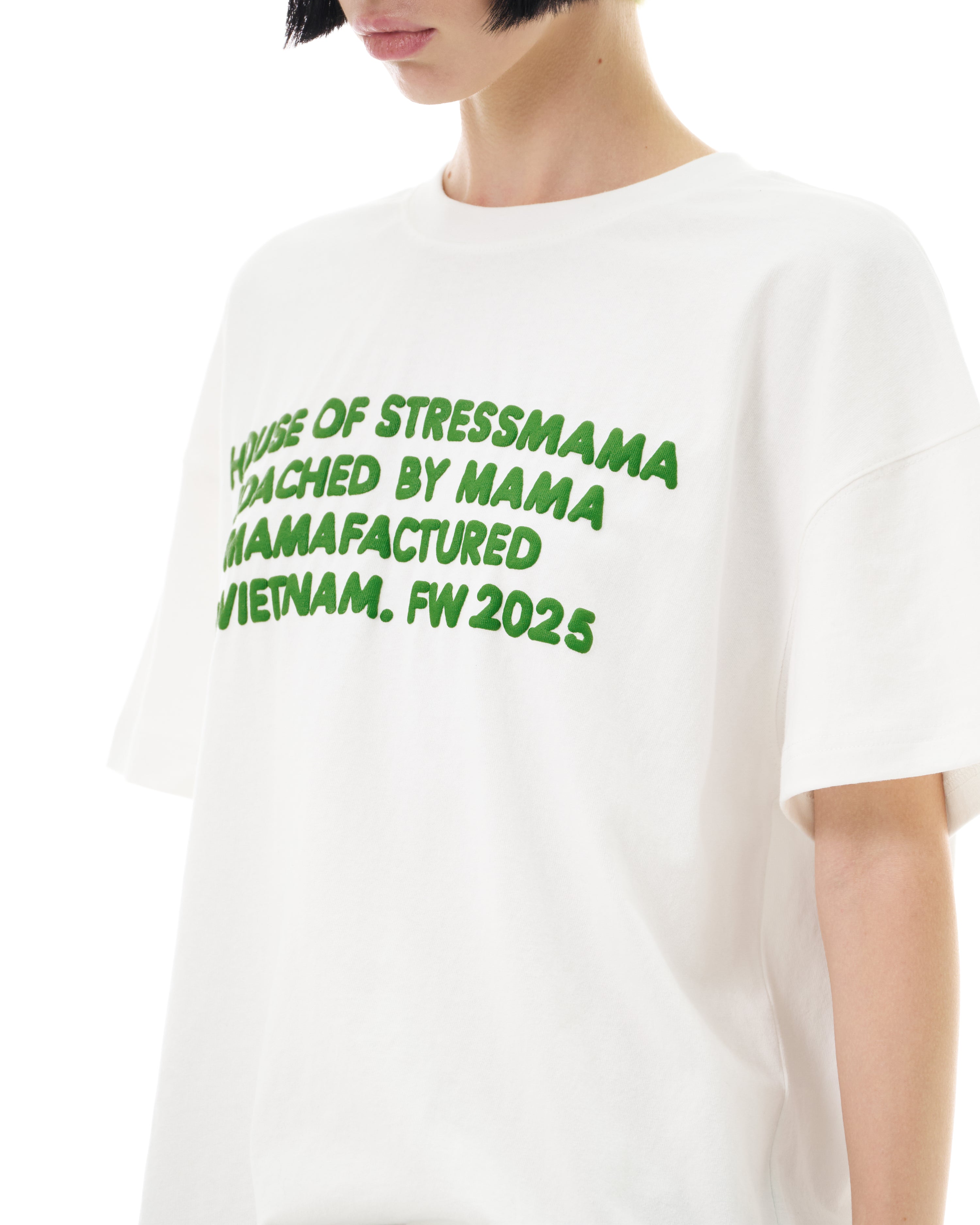 FW25 TEXT T-SHIRT - WHITE