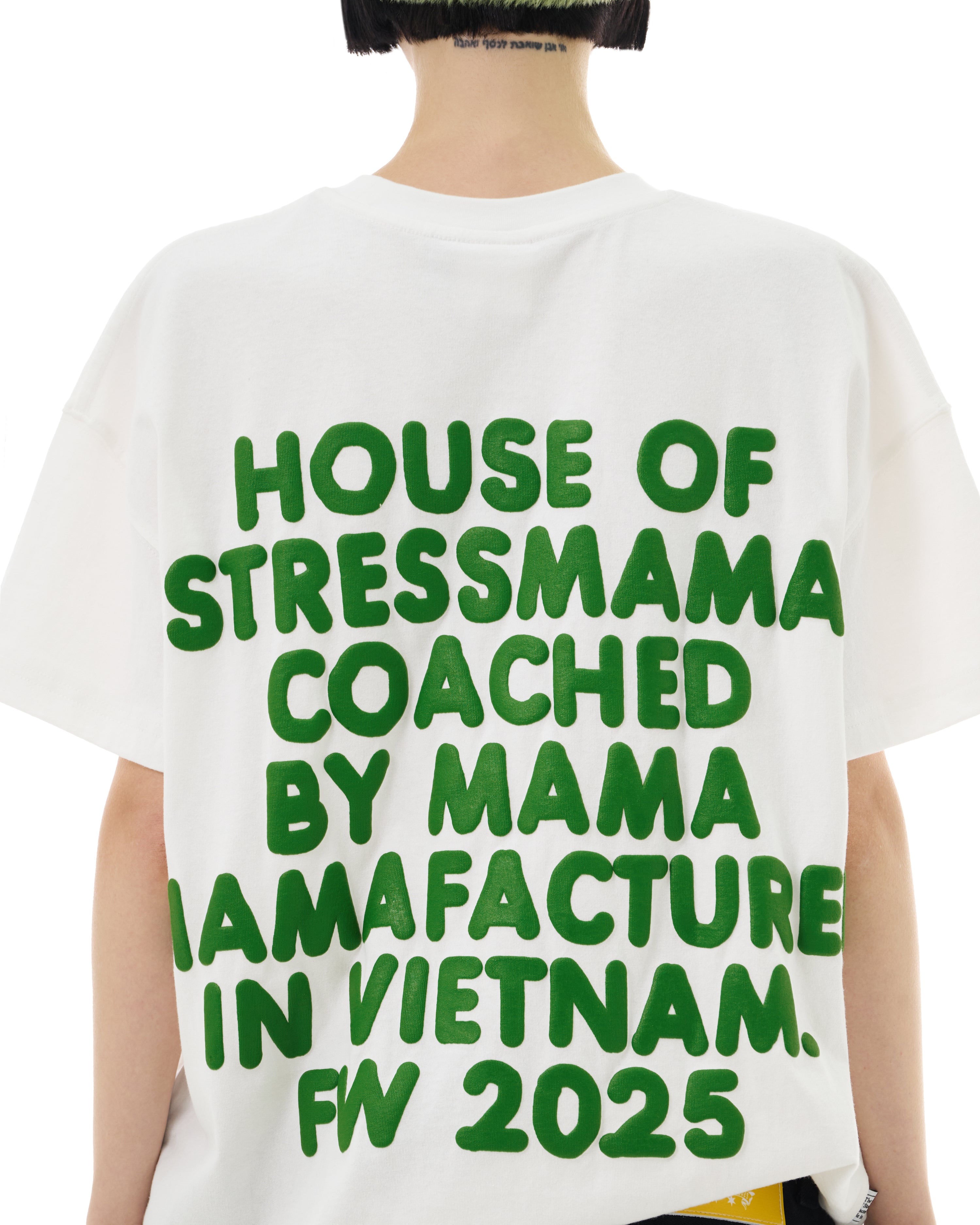 FW25 TEXT T-SHIRT - WHITE