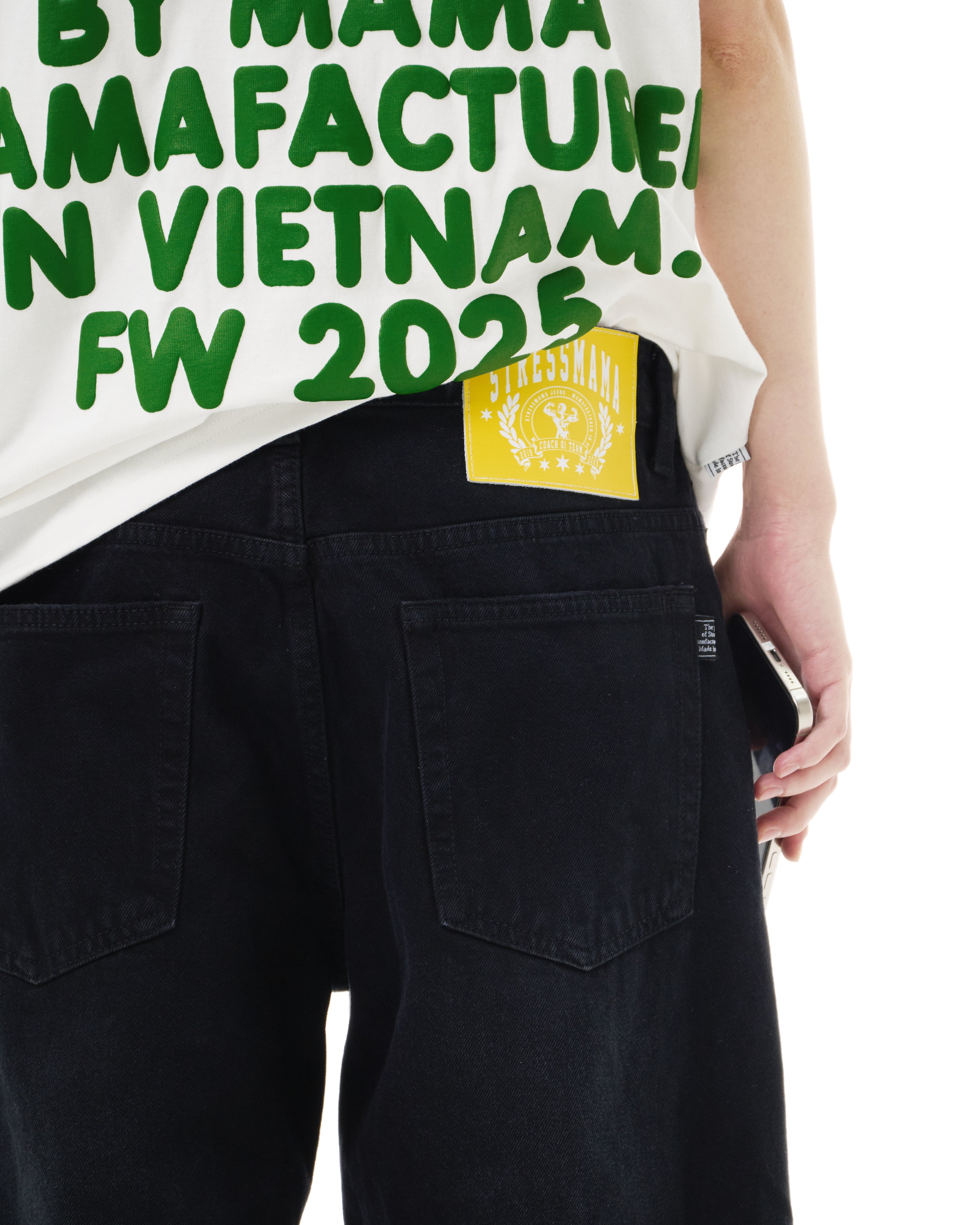 FW25 TEXT T-SHIRT - WHITE