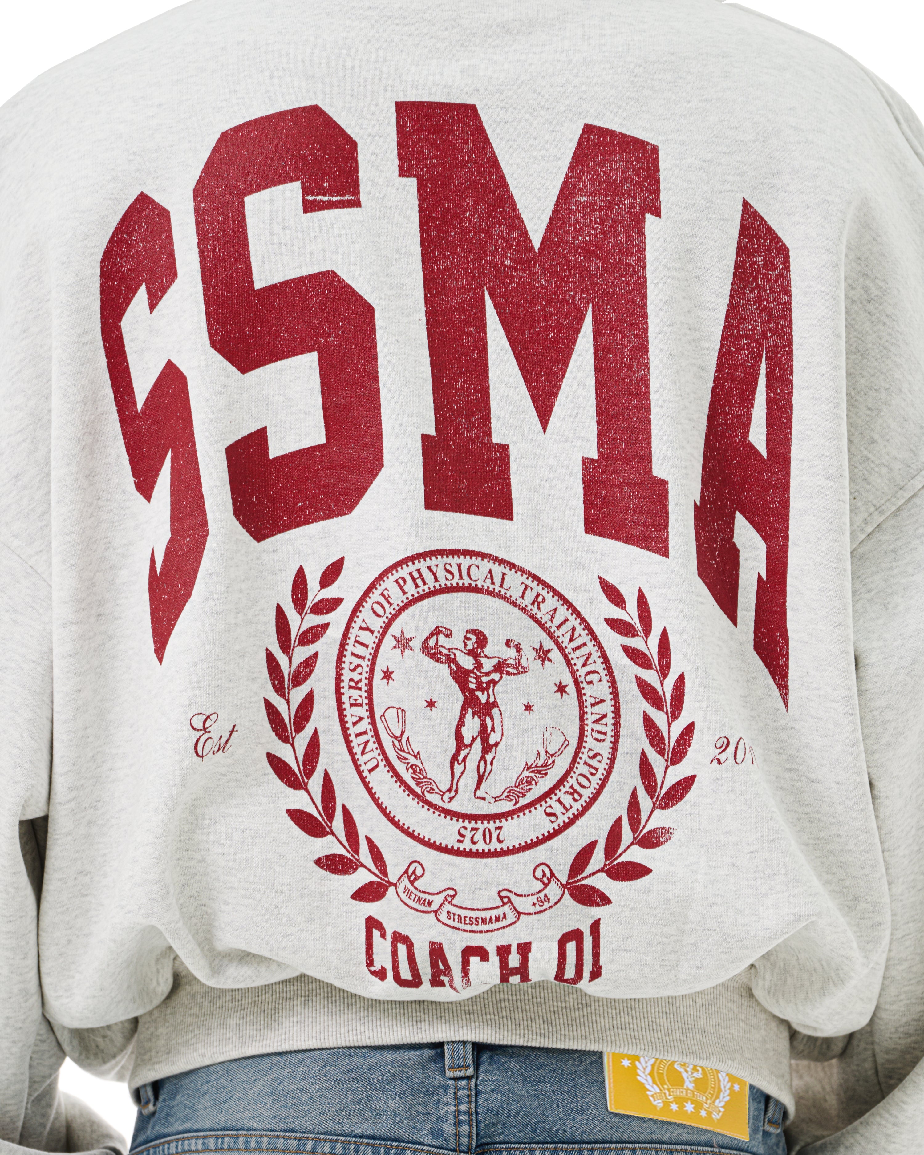 FW25 PT UNIVERSITY ZIP HOODIE - GRAY