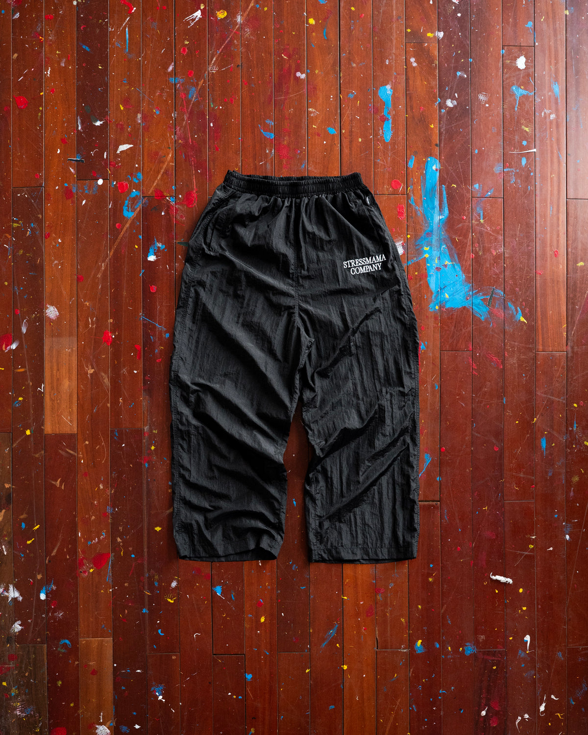 SSMA COMPANY TRACKSUIT PANTS - BLACK