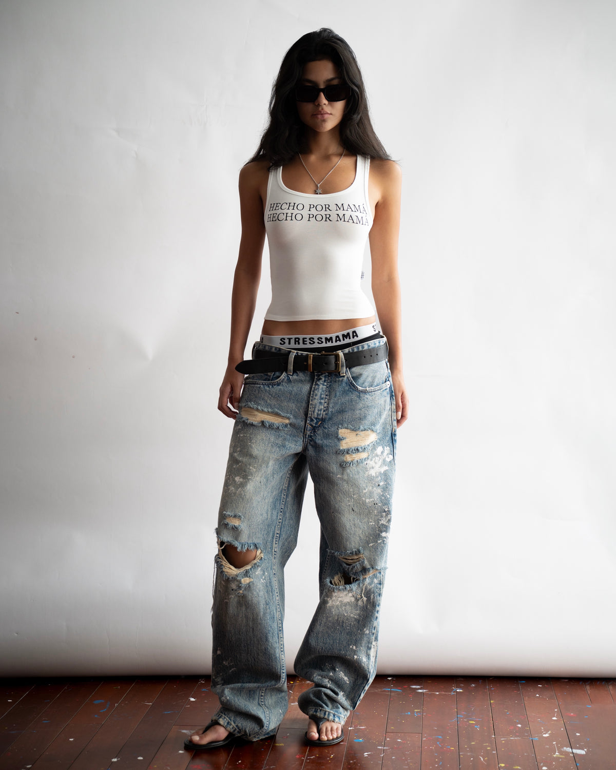SSMA HECHO POR MAMÁ TANKTOP - WHITE