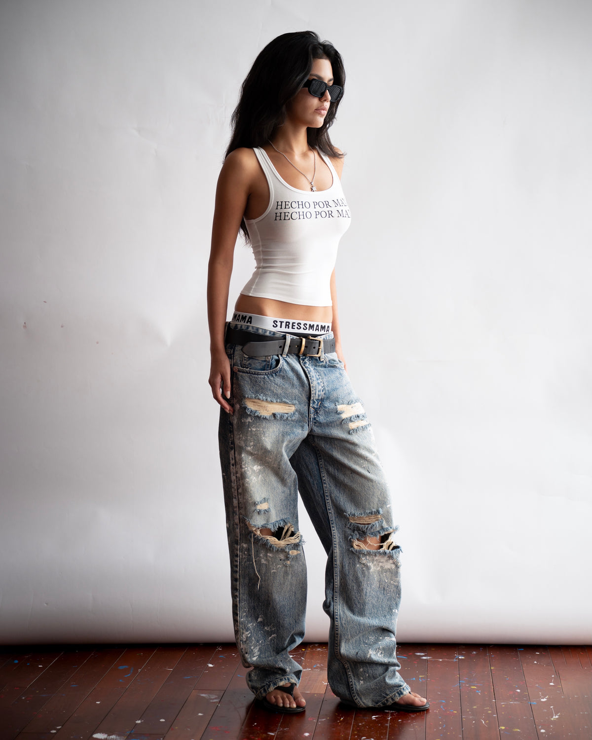 SSMA HECHO POR MAMÁ TANKTOP - WHITE