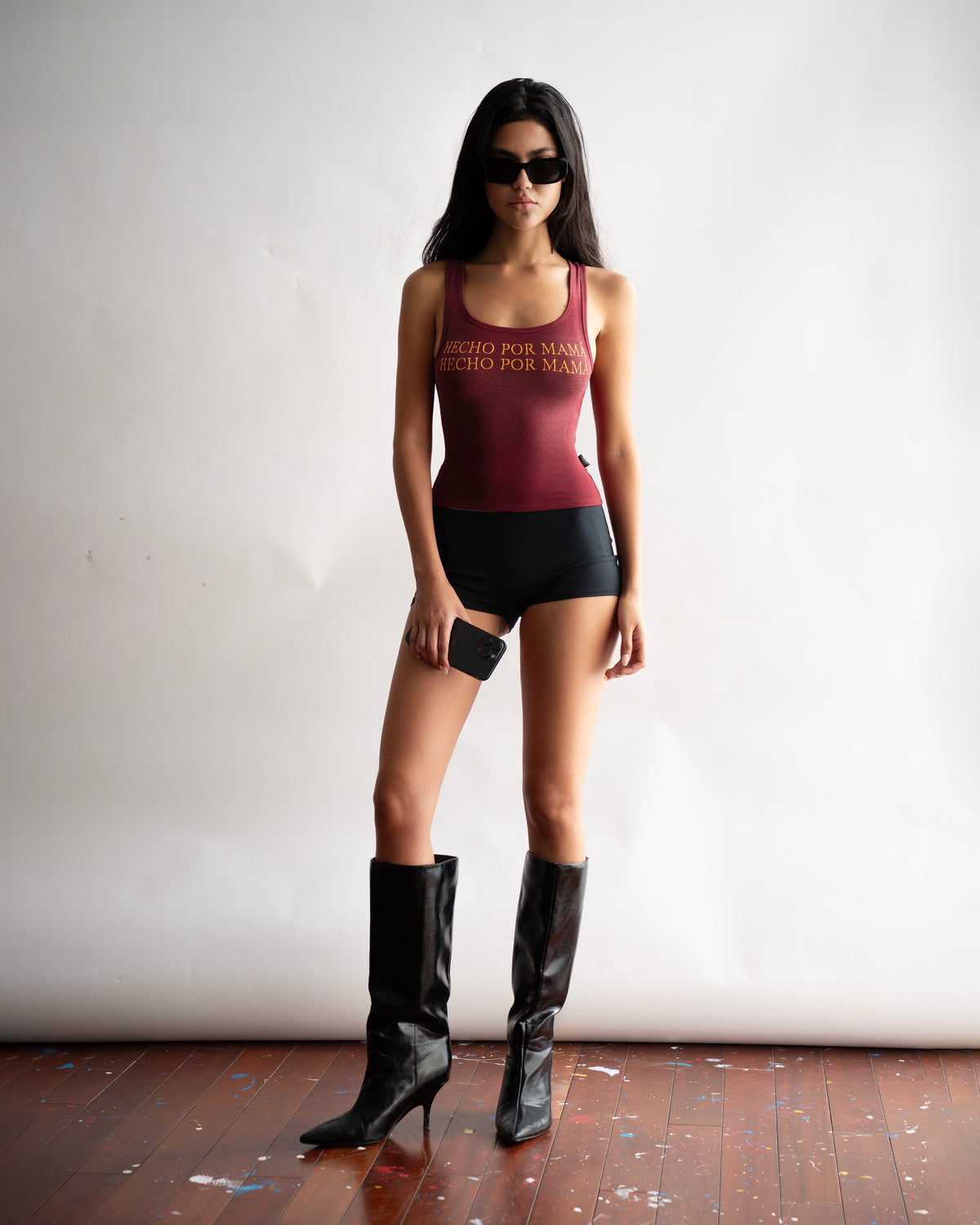 SSMA HECHO POR MAMÁ TANKTOP - RED
