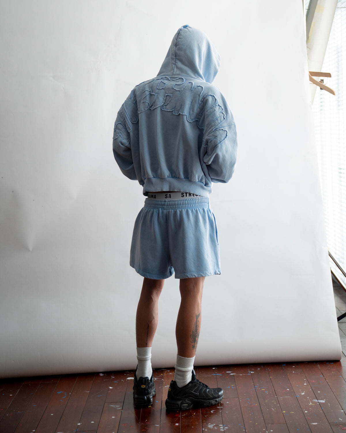 SUMMER26 SSMA LOGO ZIP HOODIE - BLUE