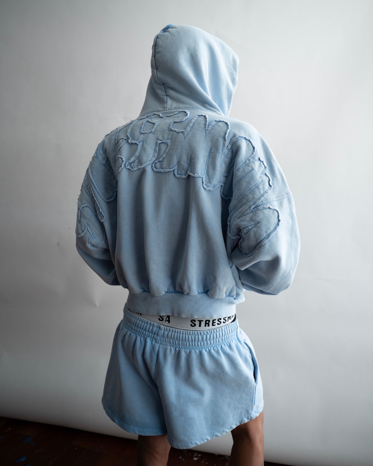 SUMMER26 SSMA LOGO ZIP HOODIE - BLUE