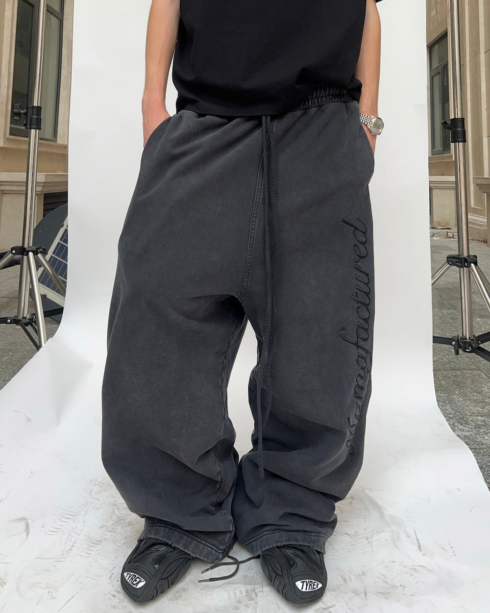 SSMA MMF SWEAT PANTS - BLACK