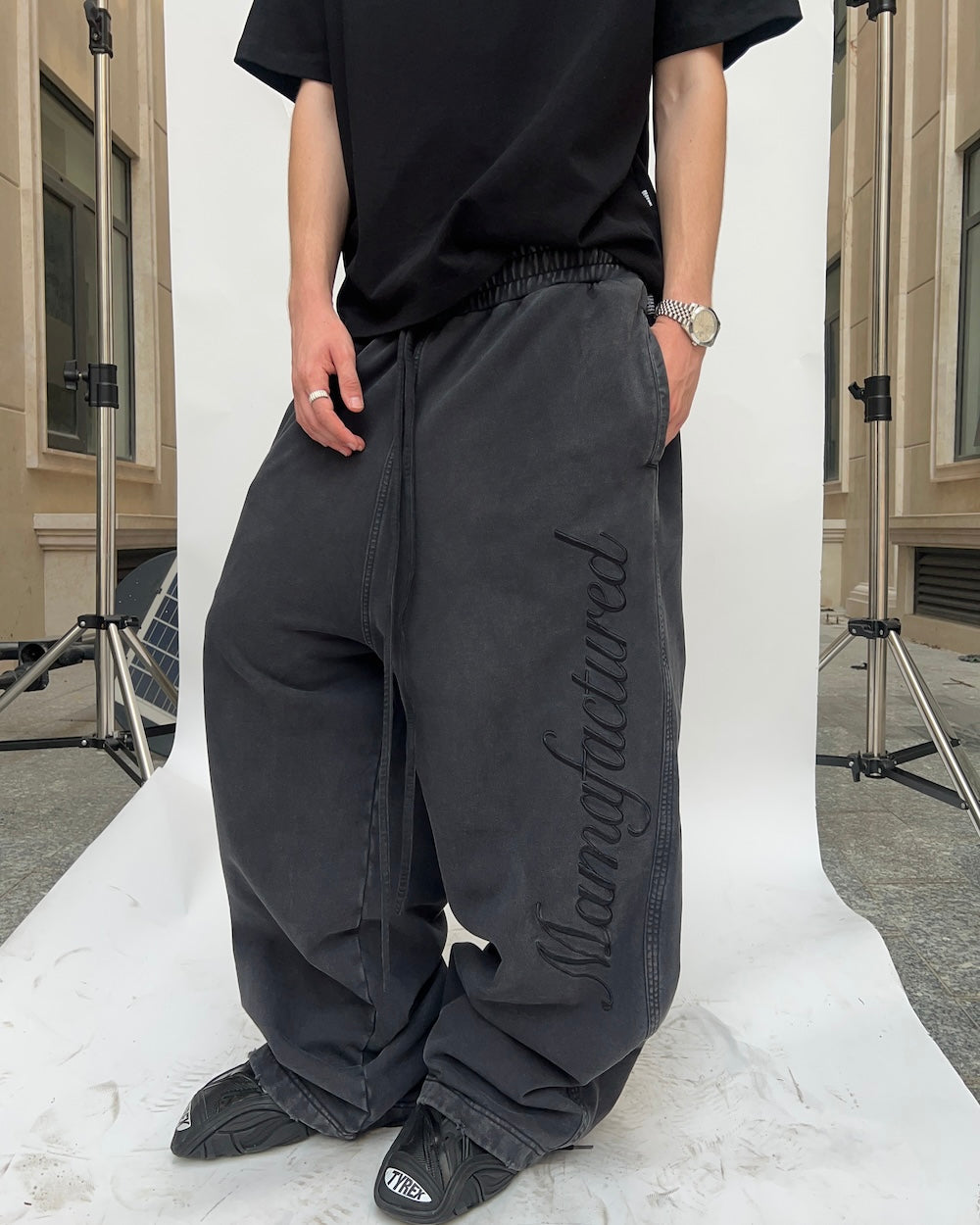 SSMA MMF SWEAT PANTS - BLACK