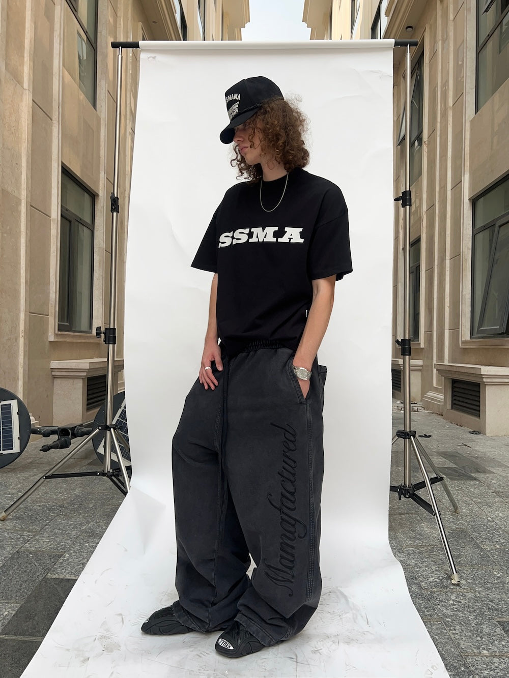 SSMA MMF SWEAT PANTS - BLACK