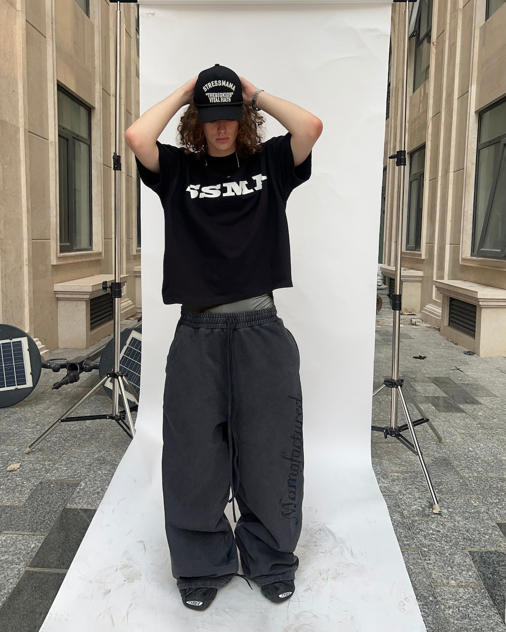 SSMA MMF SWEAT PANTS - BLACK