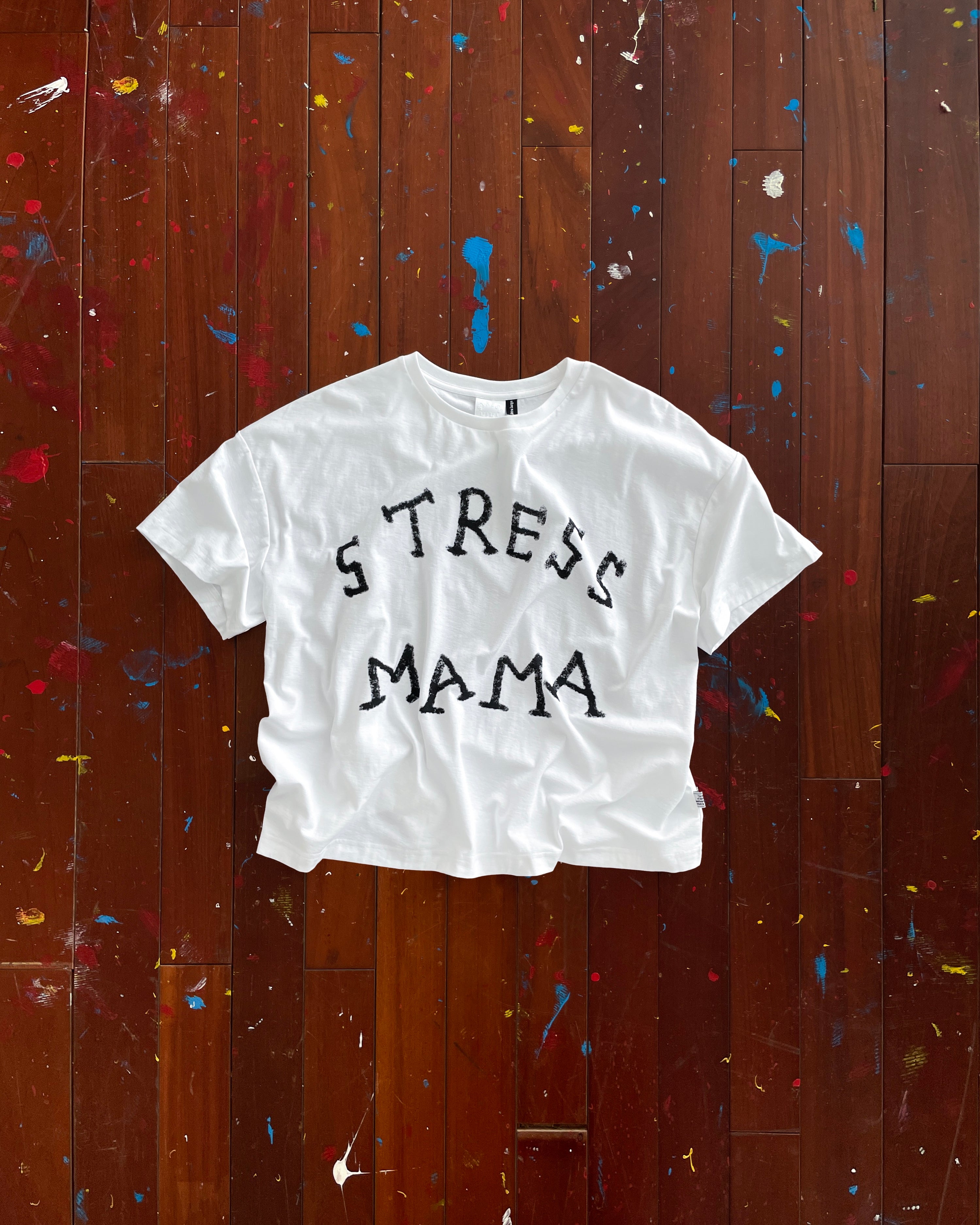 SSMA CRAYON LOGO T-SHIRT - WHITE