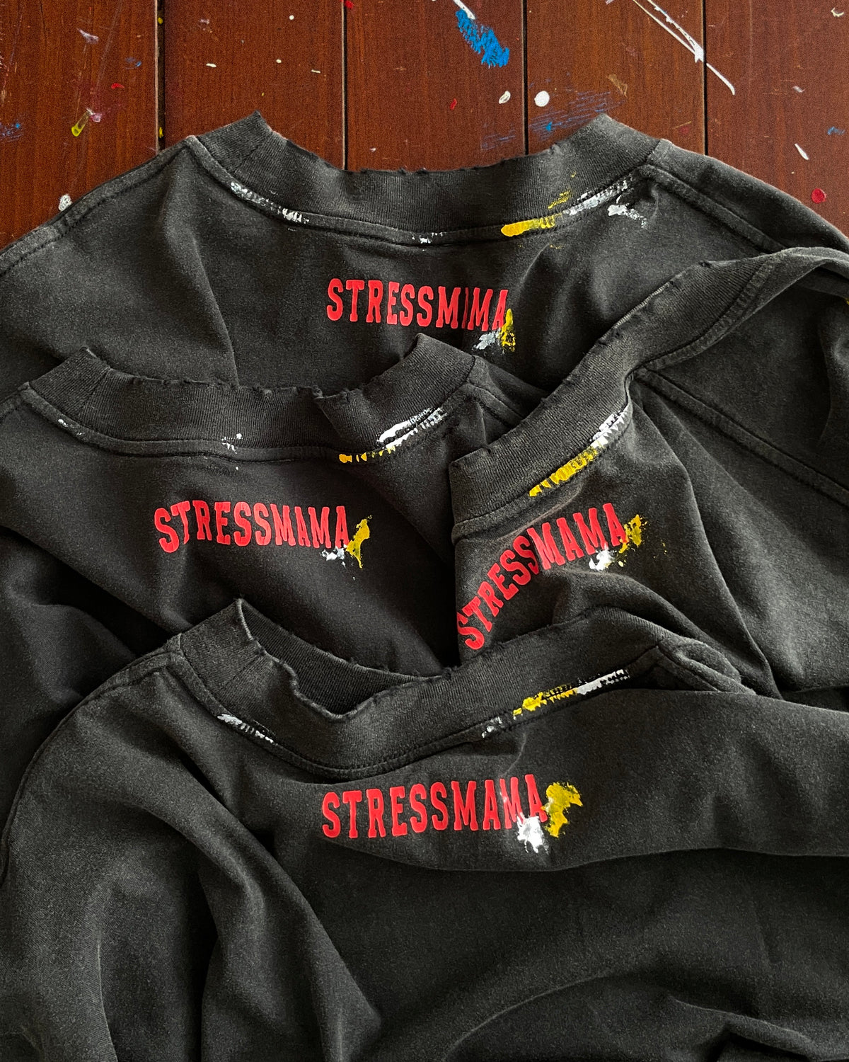 SSMA STAIN T-SHIRT - BLACK