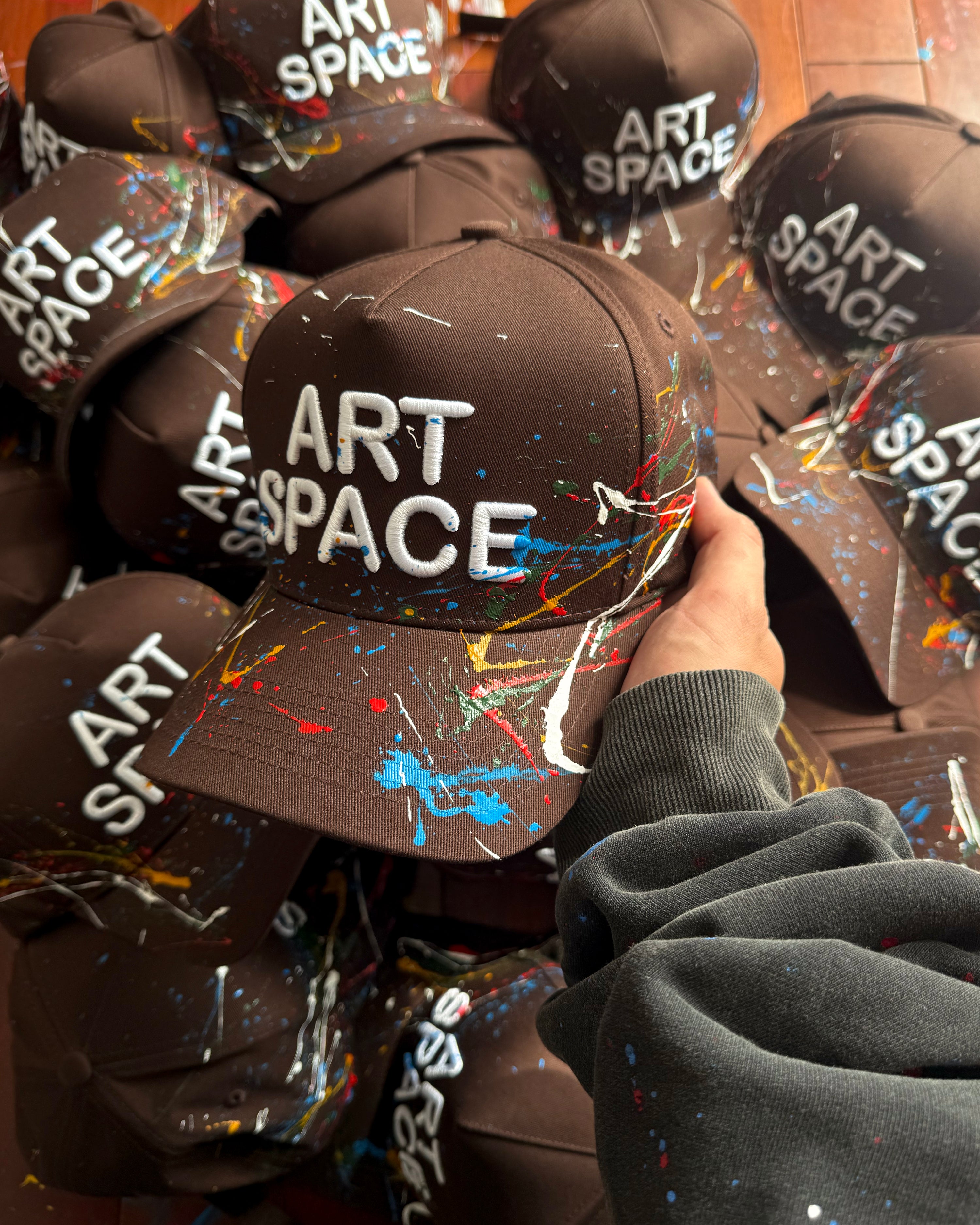 SSMA ART SPACE CAP - BROWN