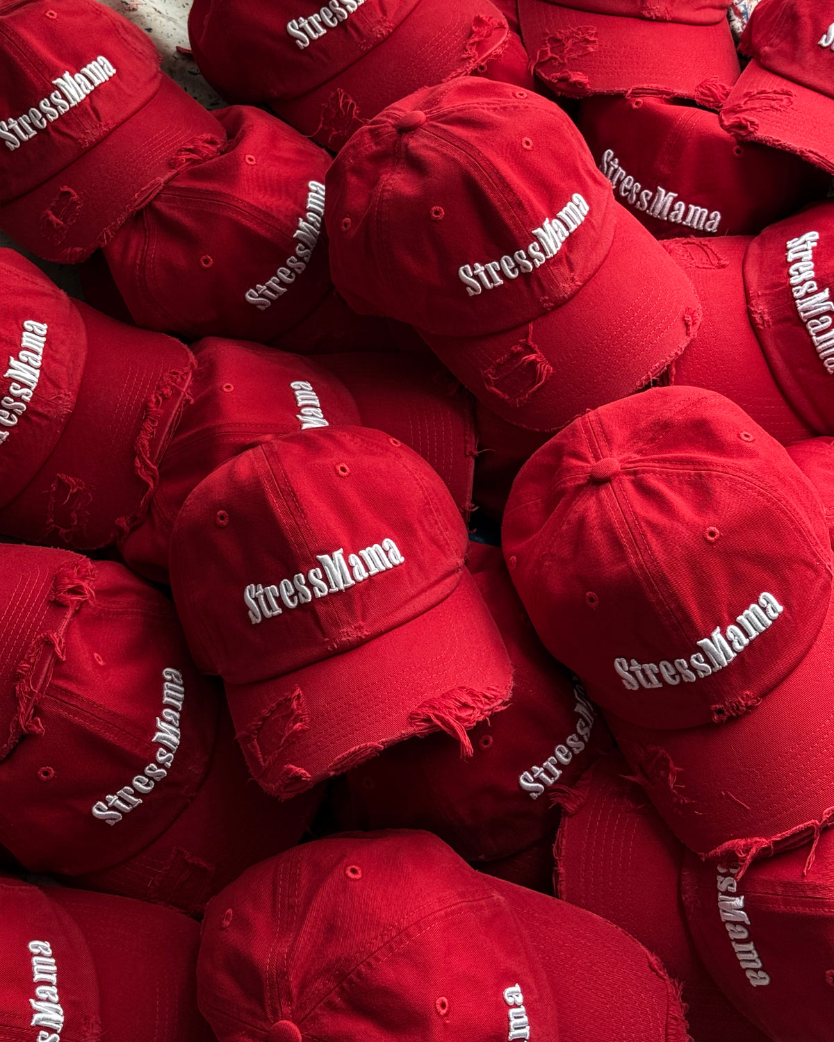 SSMA NOSTALGIA WASHED CAP - RED