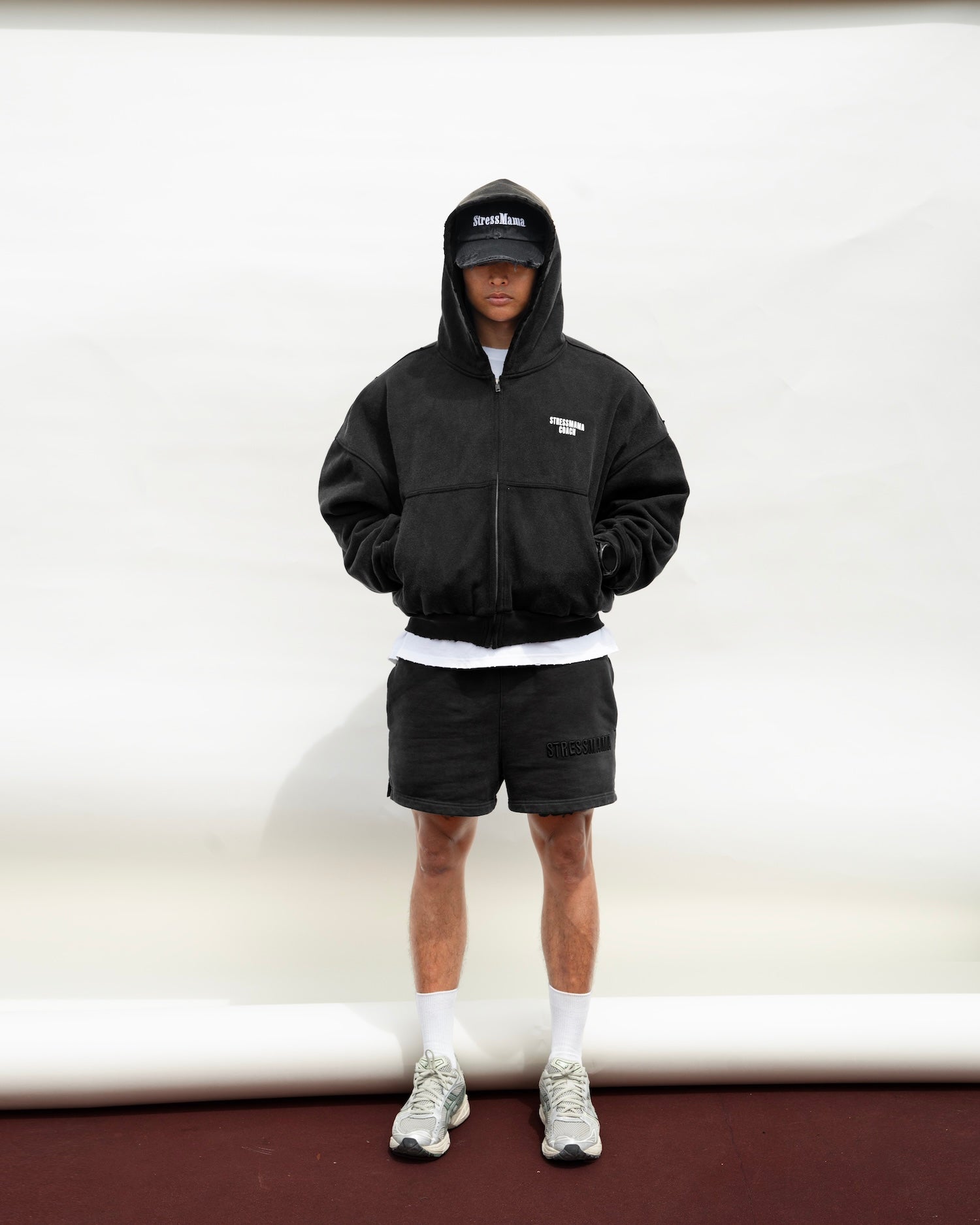 SSMA COACH V2 ZIP HOODIE - BLACK