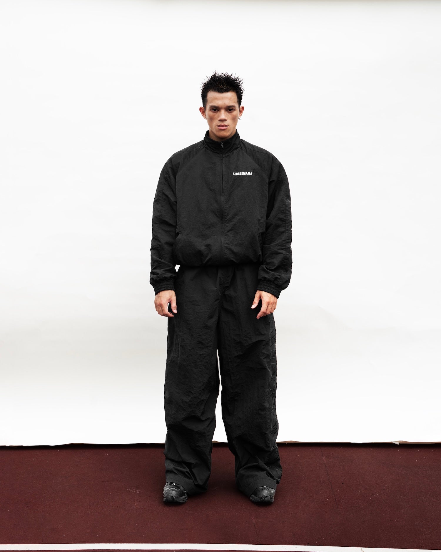 SSMA COACH TRACK JACKET - BLACK