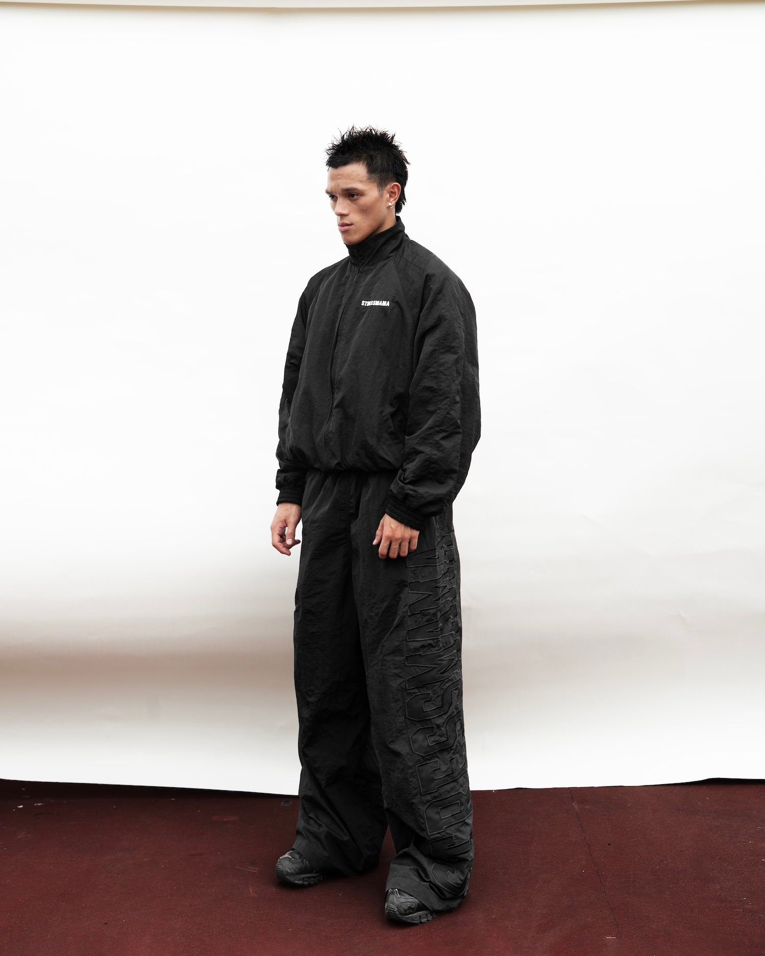 SSMA COACH TRACK JACKET - BLACK