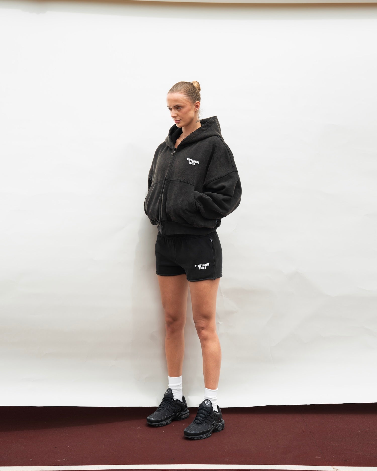 SSMA COACH V2 ZIP HOODIE - BLACK