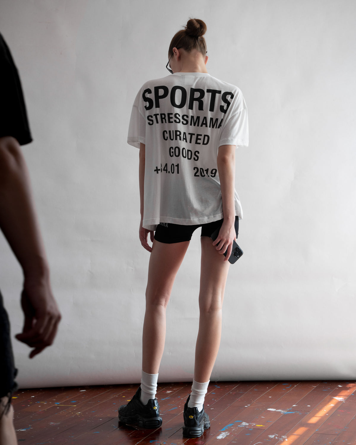STRESSMAMA SPORTS V2 CURATED SHEER T-SHIRT - WHITE