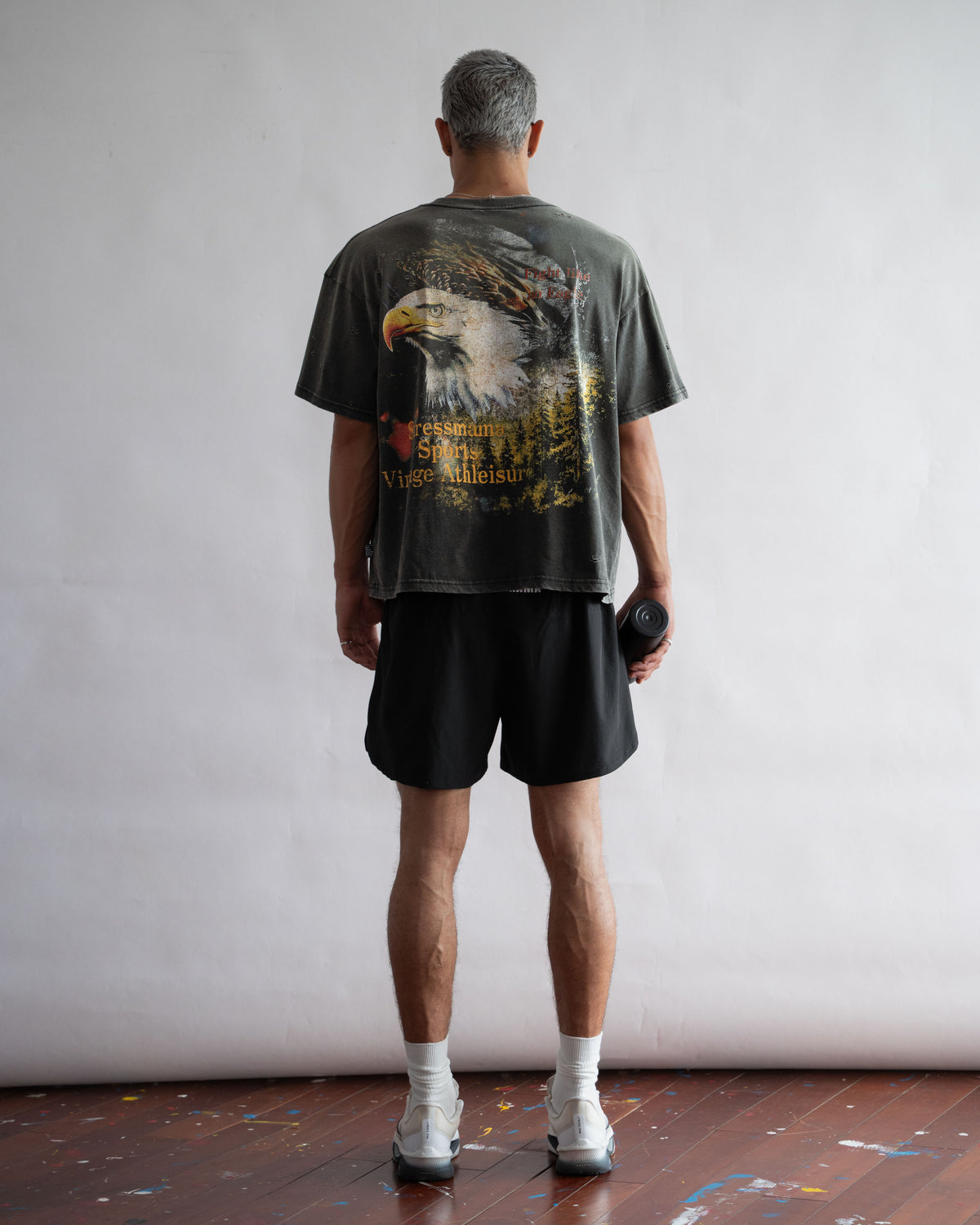 SSMA EAGLE FIGHT T-SHIRT - BLACK