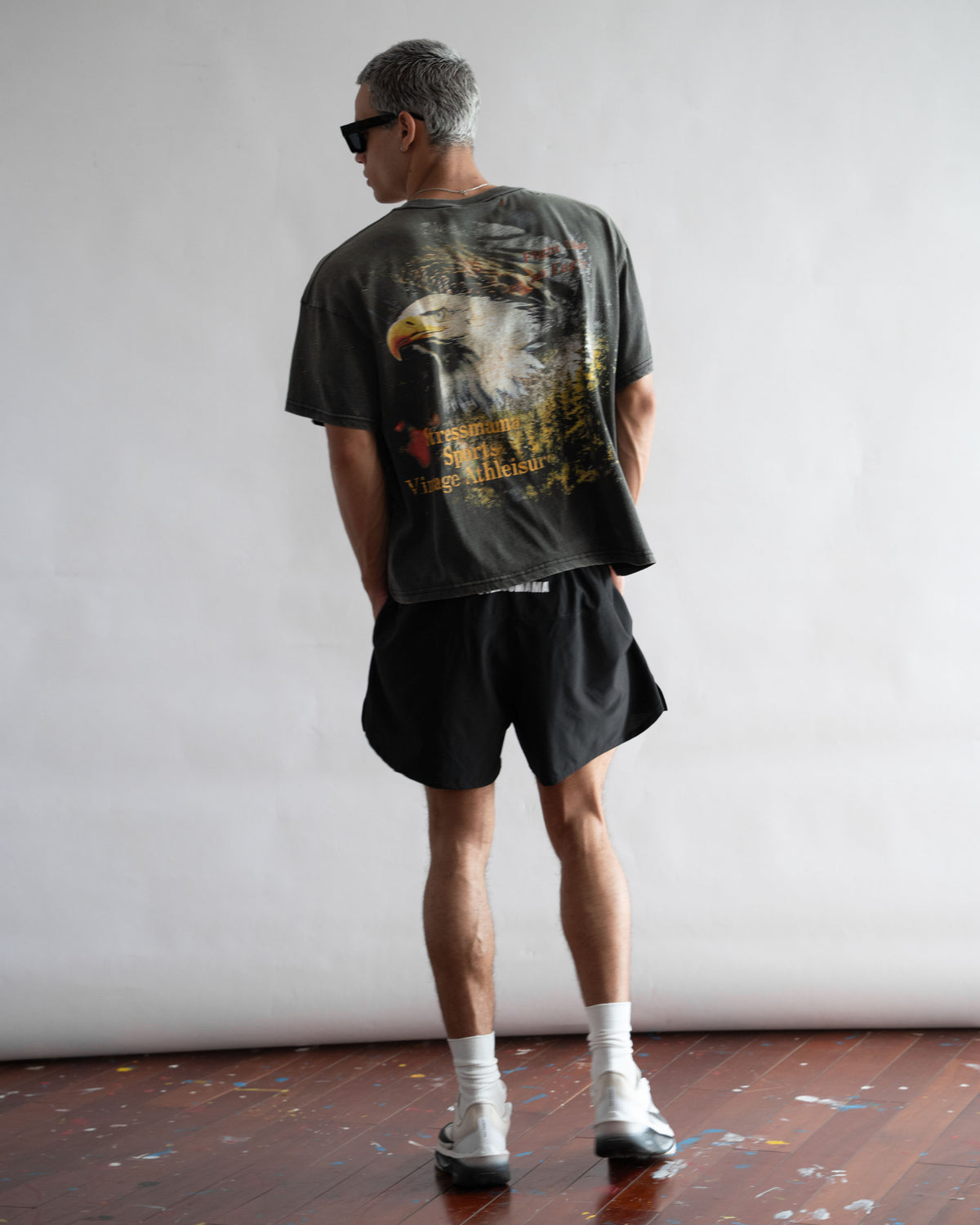 SSMA EAGLE FIGHT T-SHIRT - BLACK