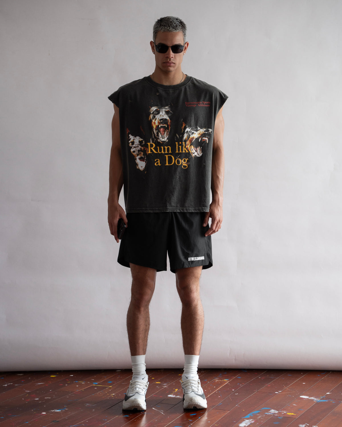 SSMA DOG RUN TANKTOP - BLACK