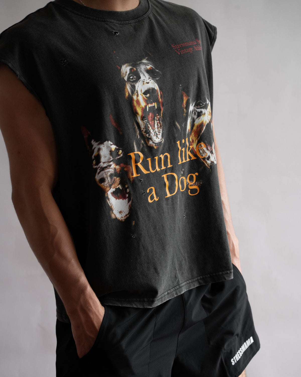SSMA DOG RUN TANKTOP - BLACK