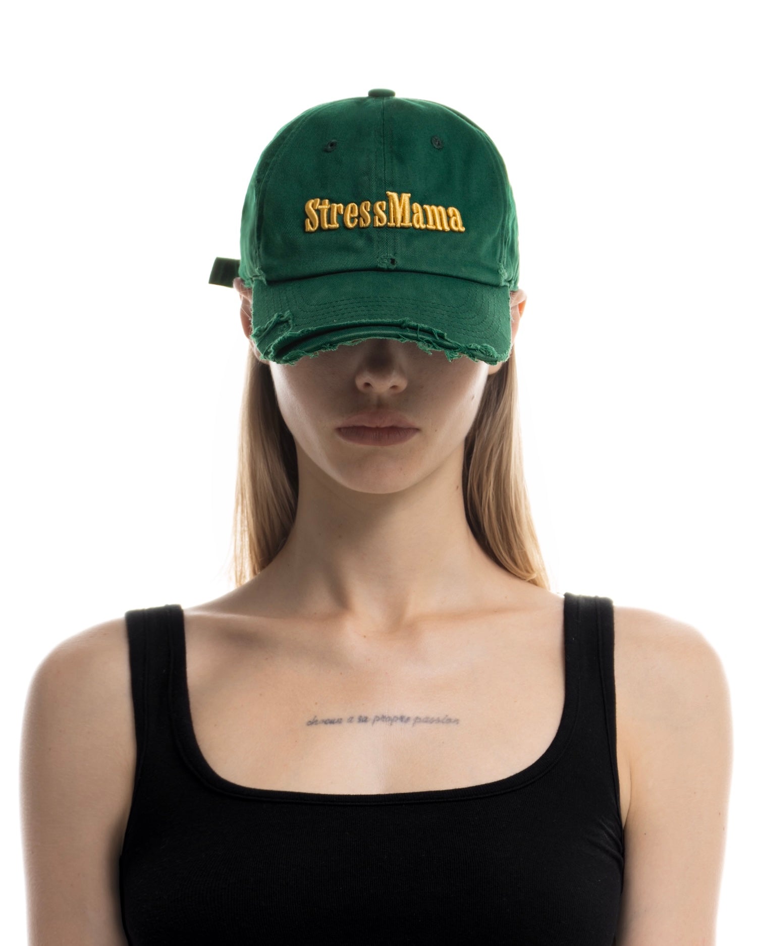 SSMA NOSTALGIA WASHED CAP - GREEN