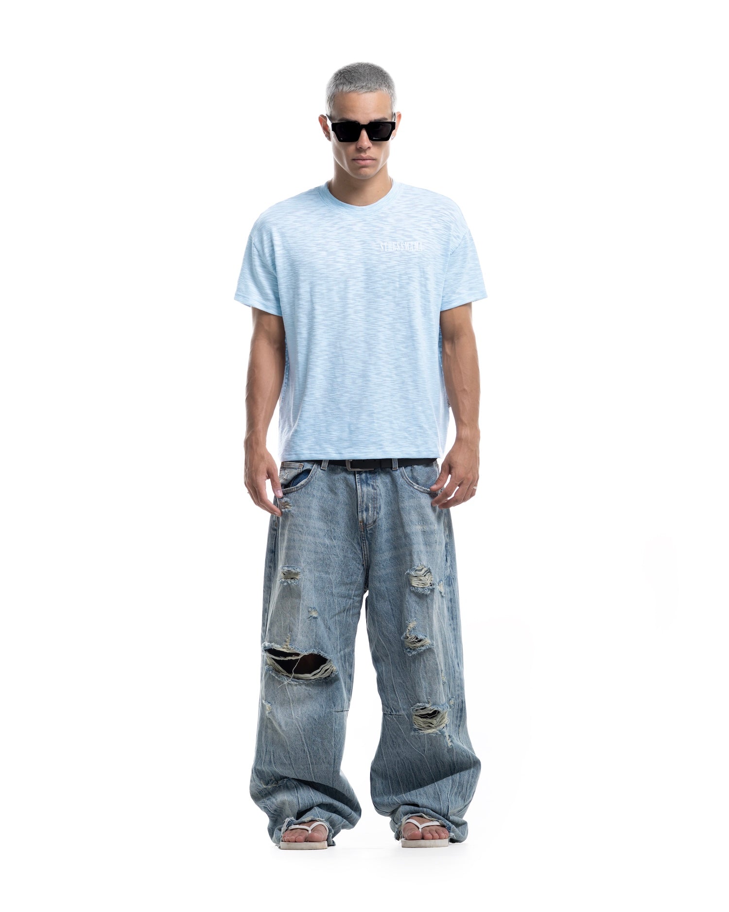 SUMMER26 ICY T-SHIRT - BABY BLUE