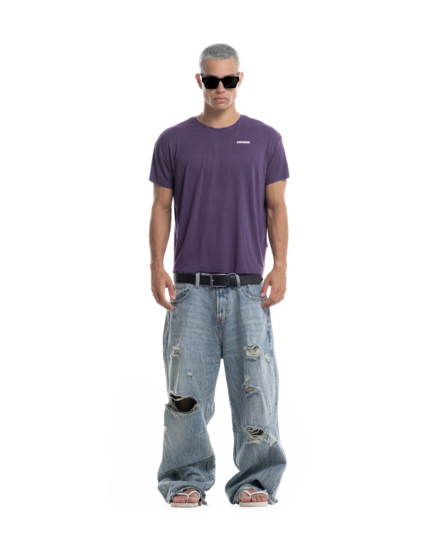 HÔTEL MAMA LOGO T-SHIRT - PURPLE