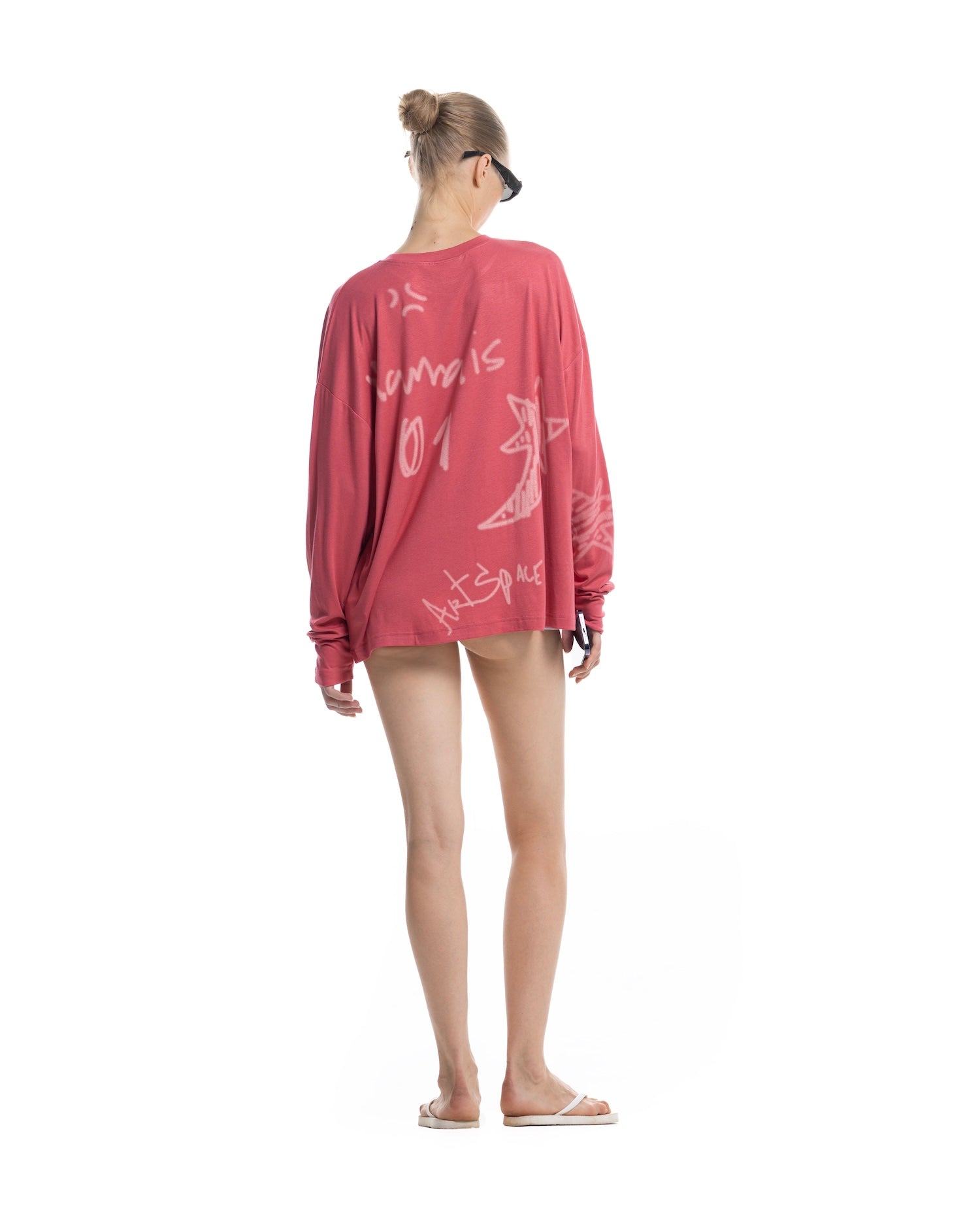 SSMA SKETCH LONGSLEEVE - RED