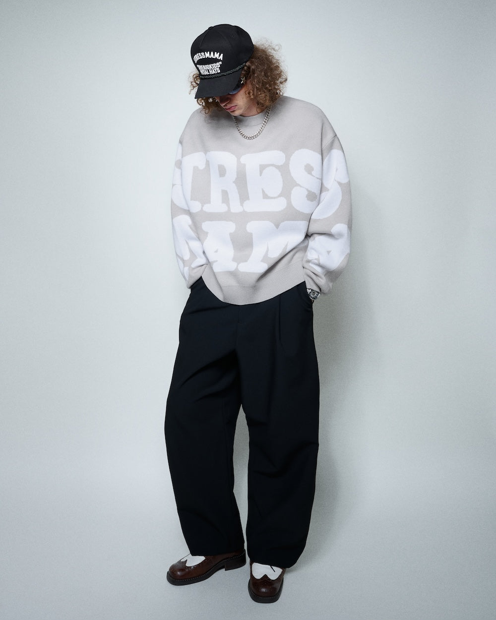 SSMA KNIT SWEATER - GREY