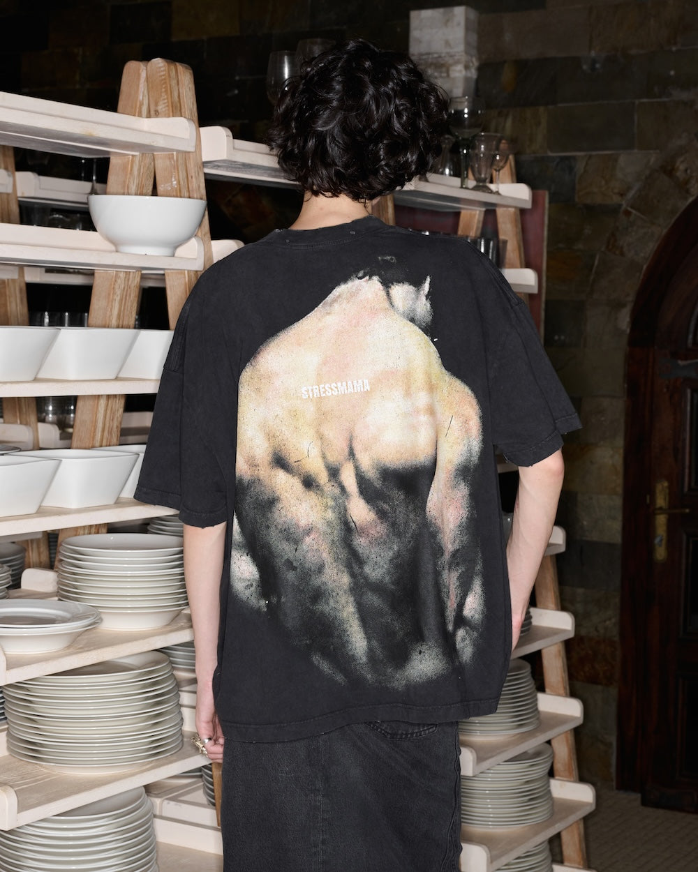 FW24 MUSCULAR T-SHIRT - BLACK