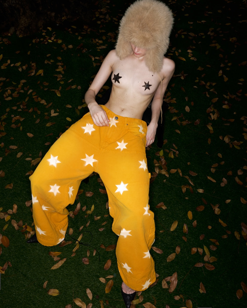 FW24 SUPER STAR PANTS - YELLOW