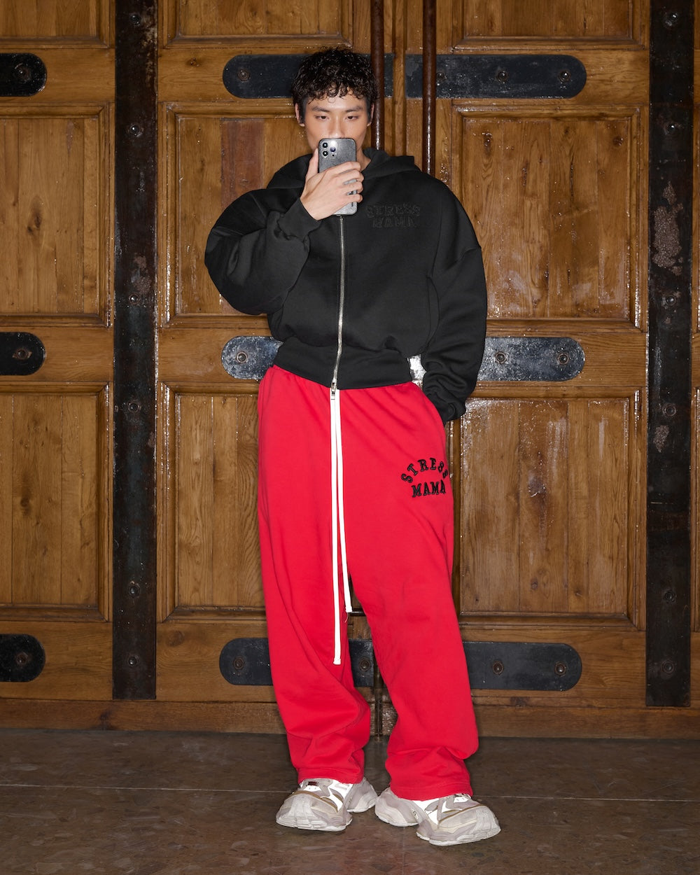 SSMA CORE SWEAT PANTS - RED