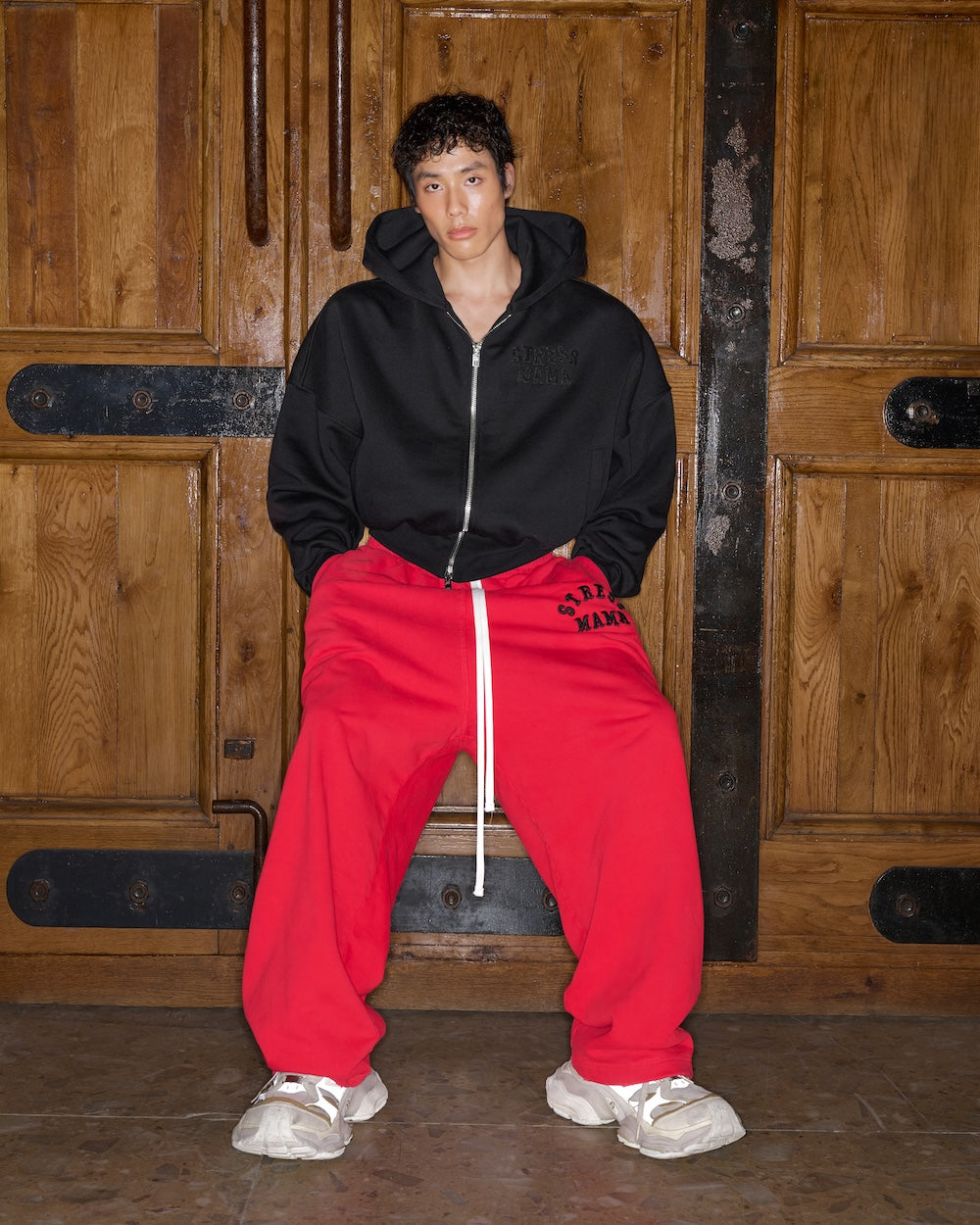 SSMA CORE SWEAT PANTS - RED