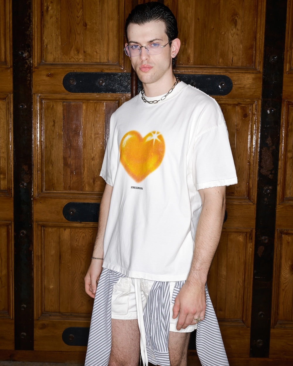 SSMA SUNLIT HEART V2 T-SHIRT - WHITE