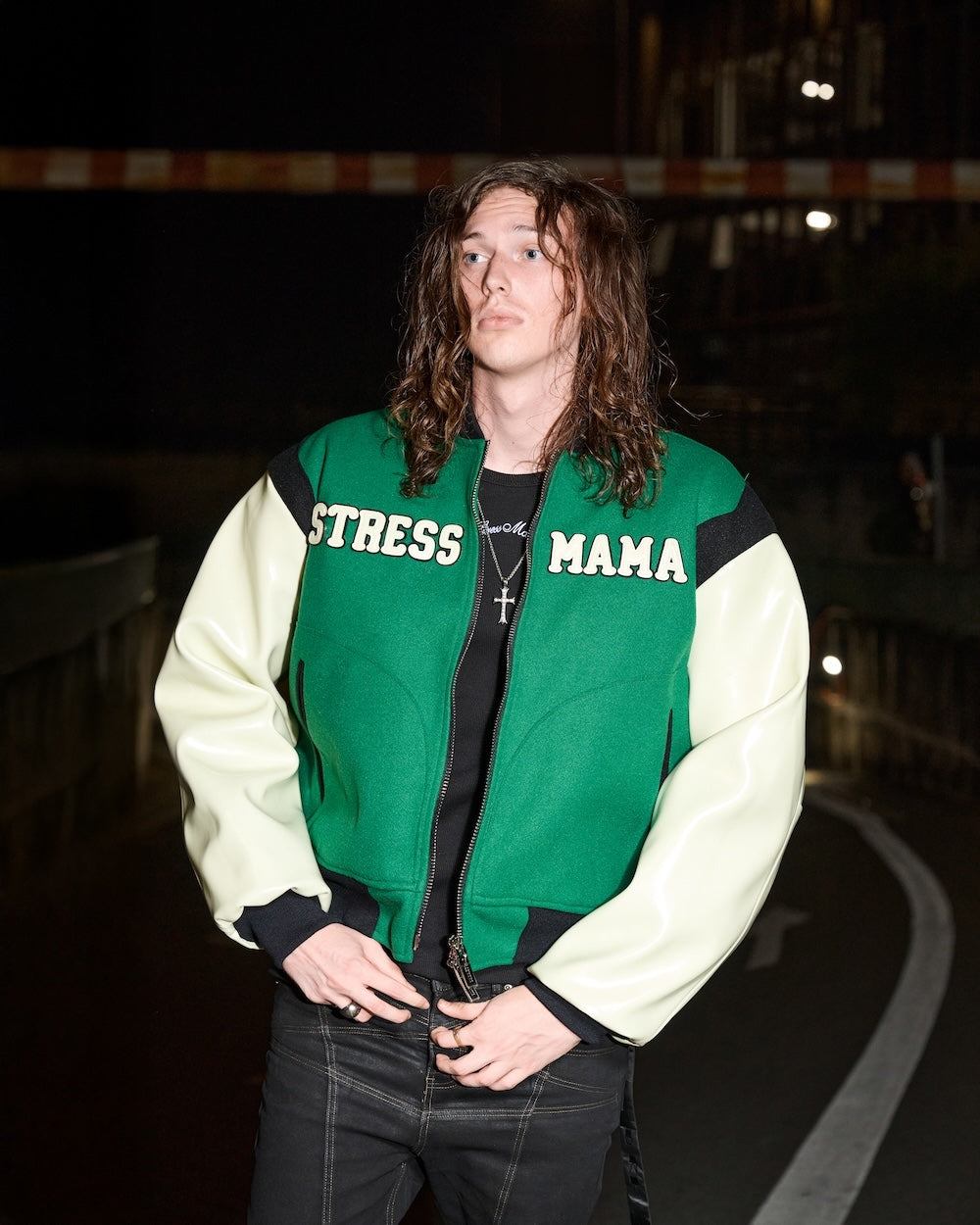 SS25 LUSH BOMBER JACKET - GREEN – STRESSMAMA