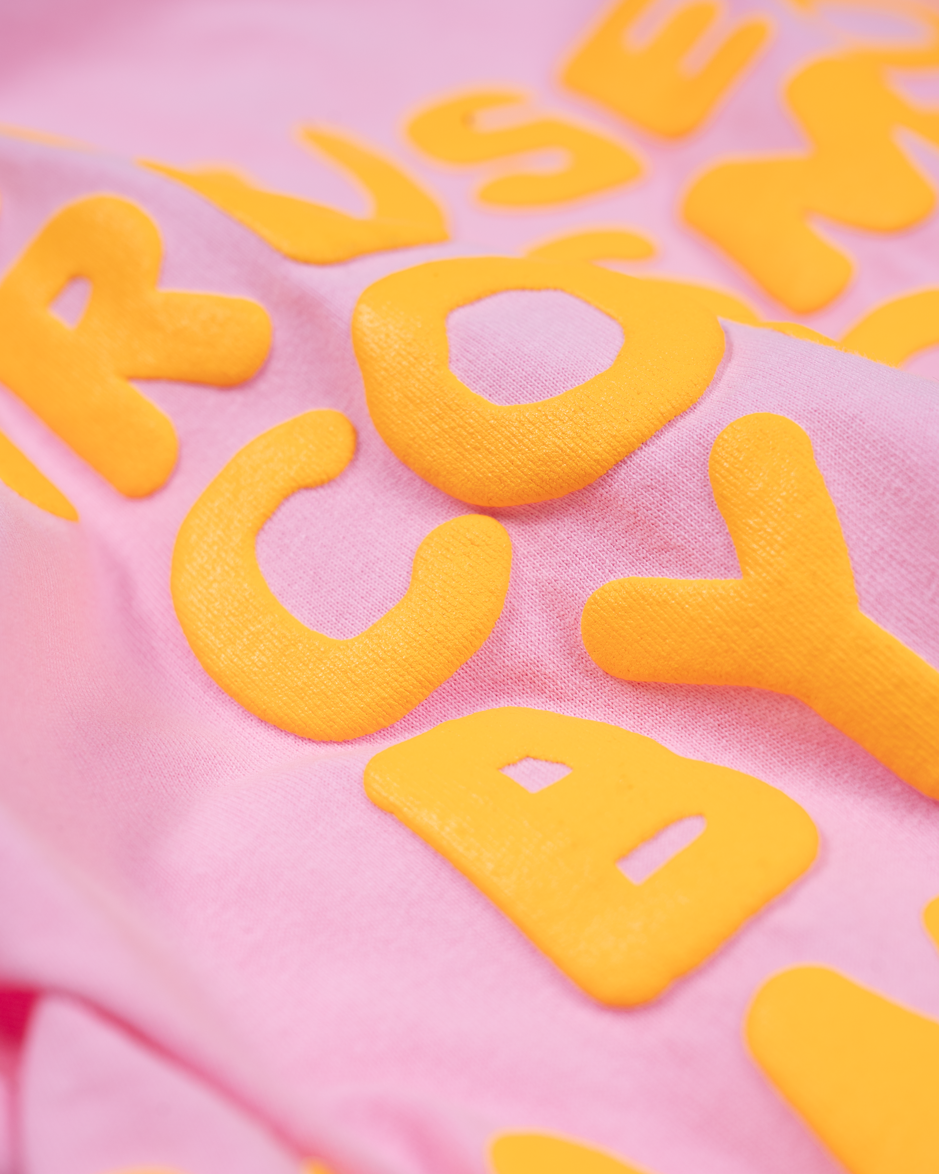 FW25 TEXT T-SHIRT - PINK